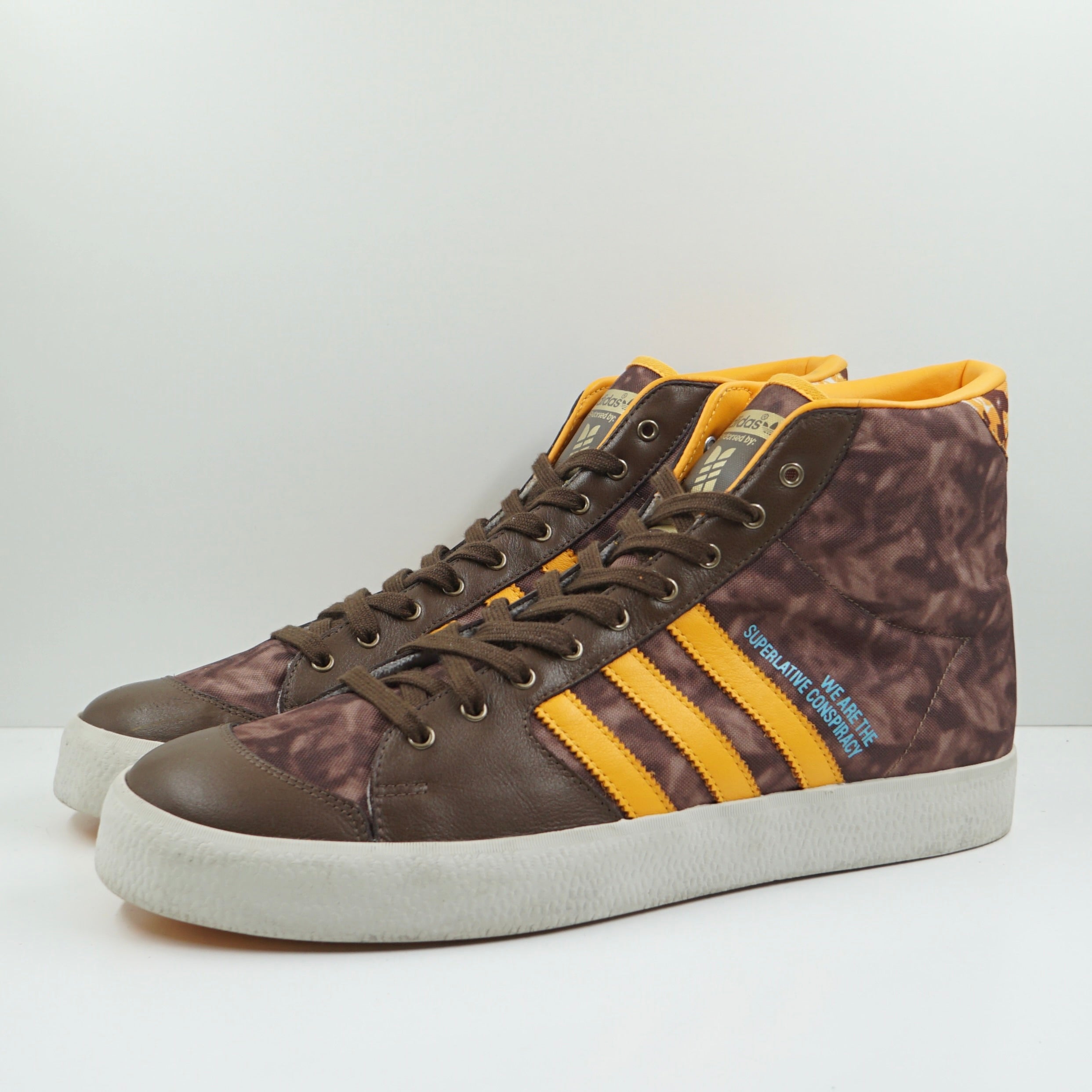 Vintage Adidas x WeSC Dakota High Brown Orange (2005)