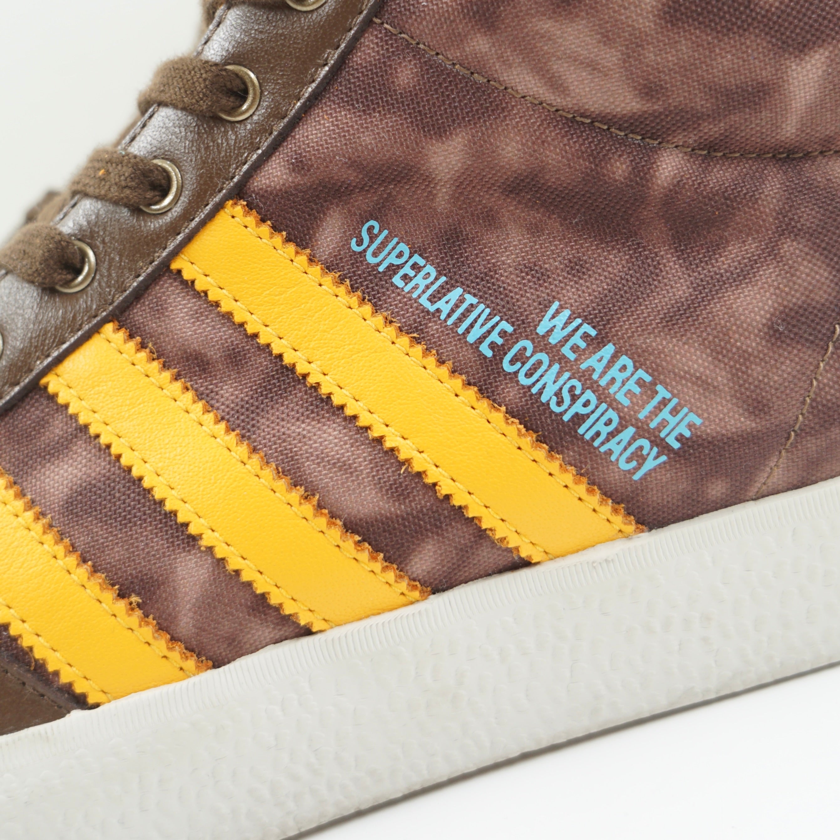 Vintage Adidas x WeSC Dakota High Brown Orange (2005)