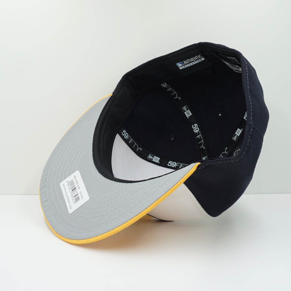 New Era Syracuse Mets White Navy Fitted Cap