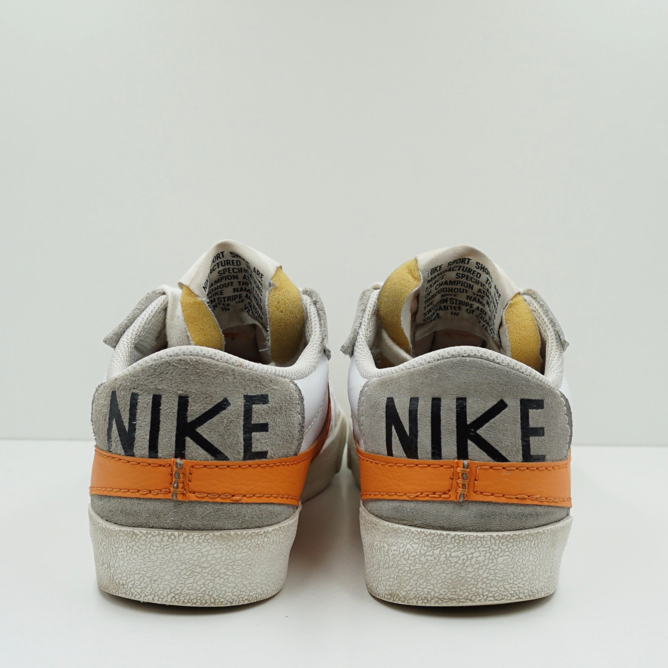 Nike Blazer Low 77 Jumbo White Alpha Orange Sail
