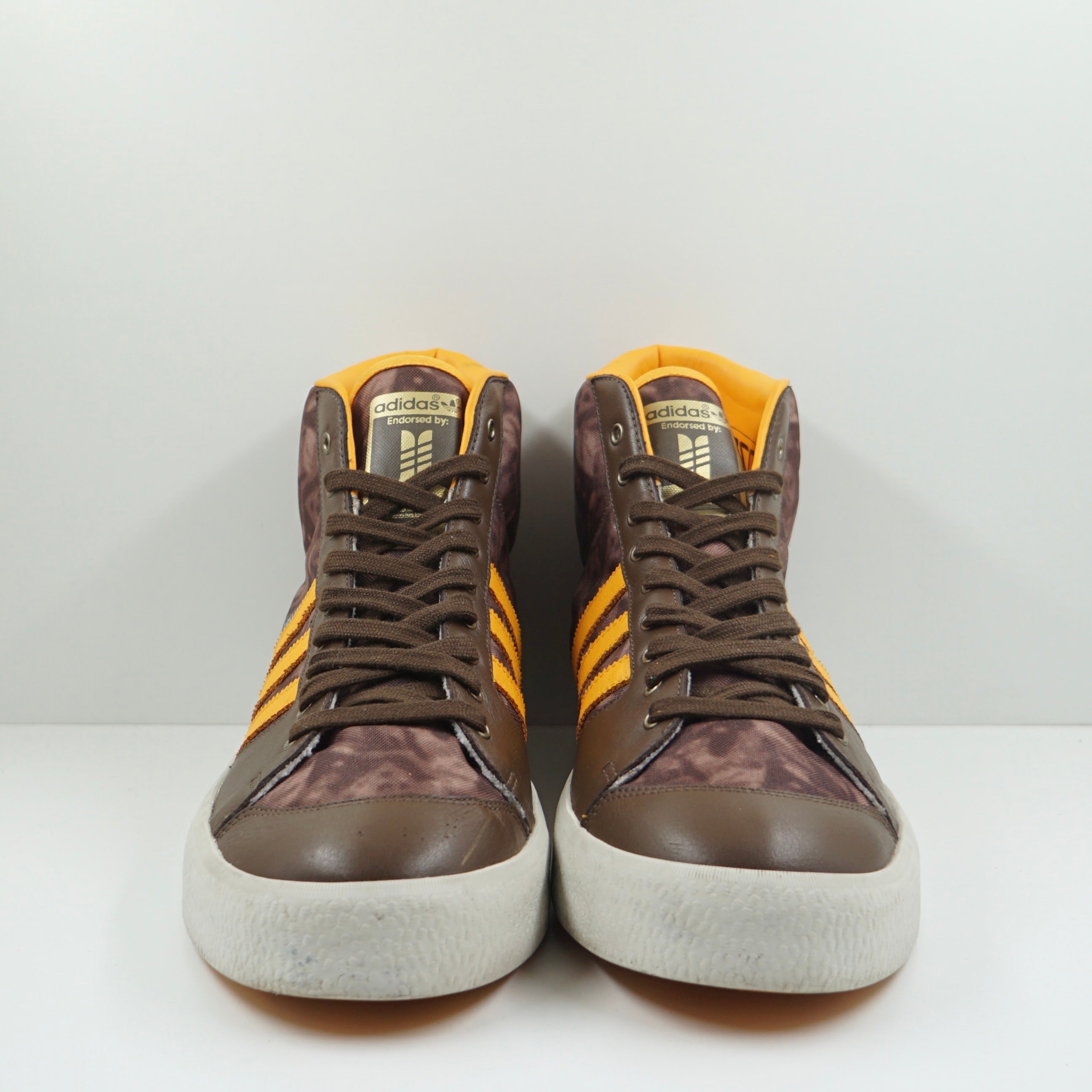 Vintage Adidas x WeSC Dakota High Brown Orange (2005)