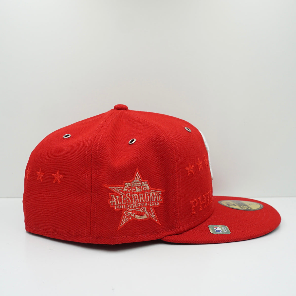 New Era Philadelphia Phillies On Field Red Stars Fitted Cap