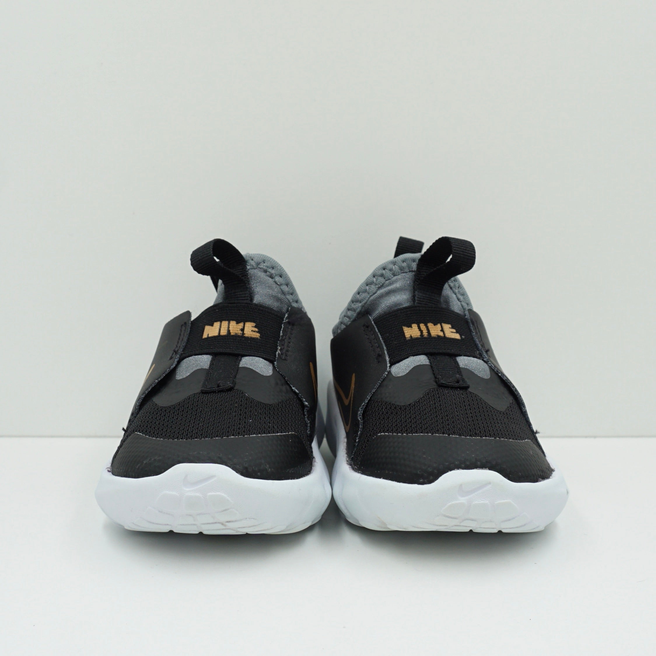 Nike Flex Runner 2 Black Metallic Gold Toddler