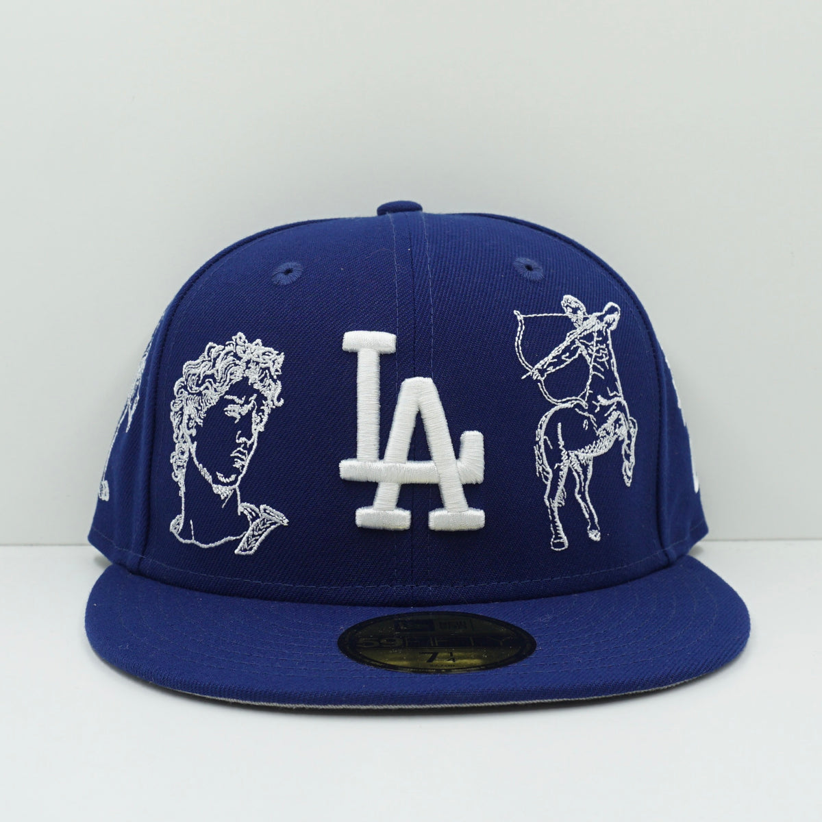 New Era Los Angeles Dodgers Mythical Blue White Fitted Cap