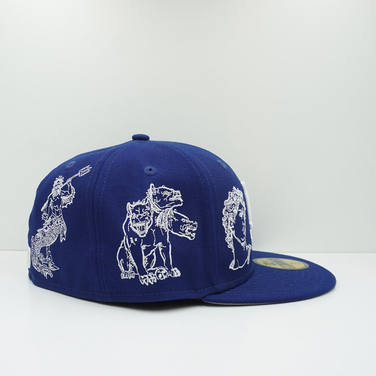 New Era Los Angeles Dodgers Mythical Blue White Fitted Cap