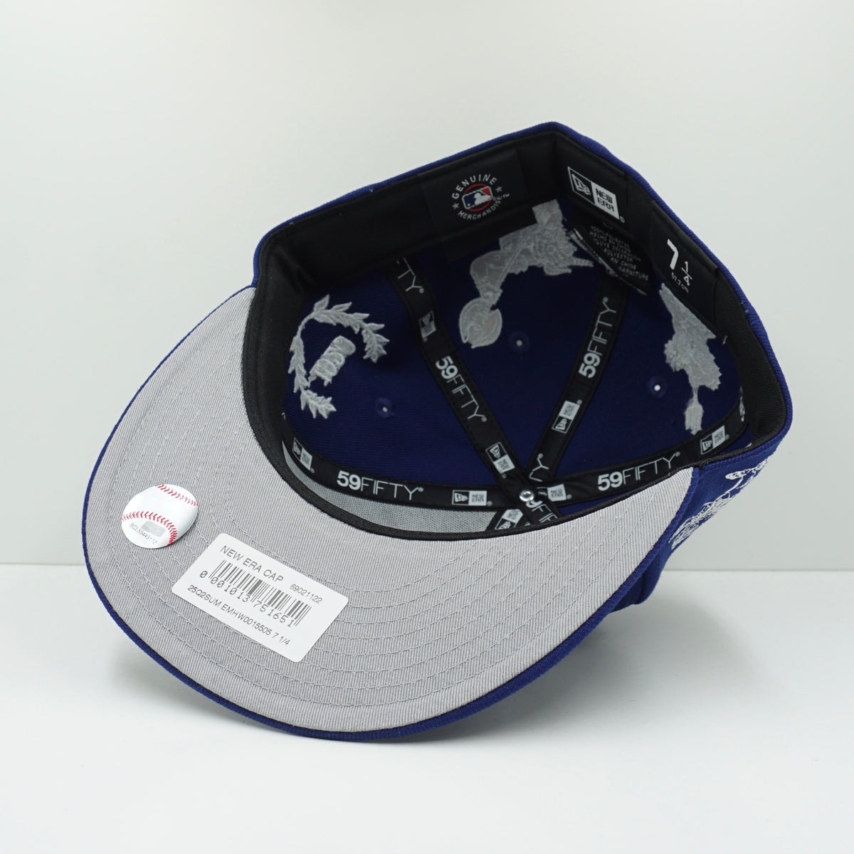 New Era Los Angeles Dodgers Mythical Blue White Fitted Cap