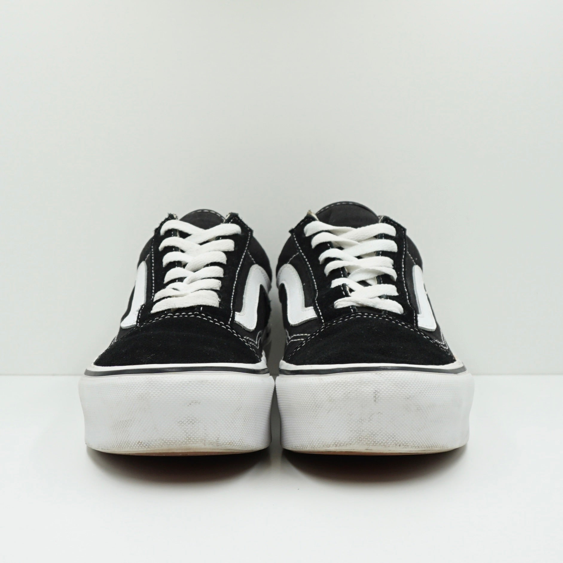 Vans Old Skool Platform Black White