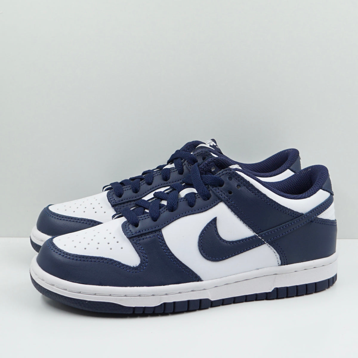 Nike Dunk Low White Midnight Navy (GS)