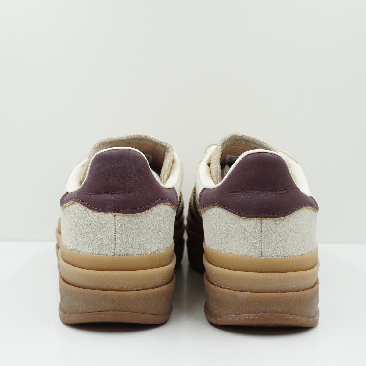 Adidas Gazelle Bold Cream White Maroon (W)