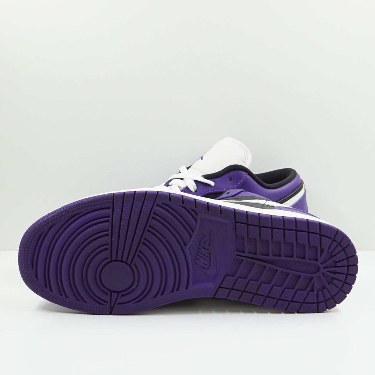 Jordan 1 Low Court Purple Black
