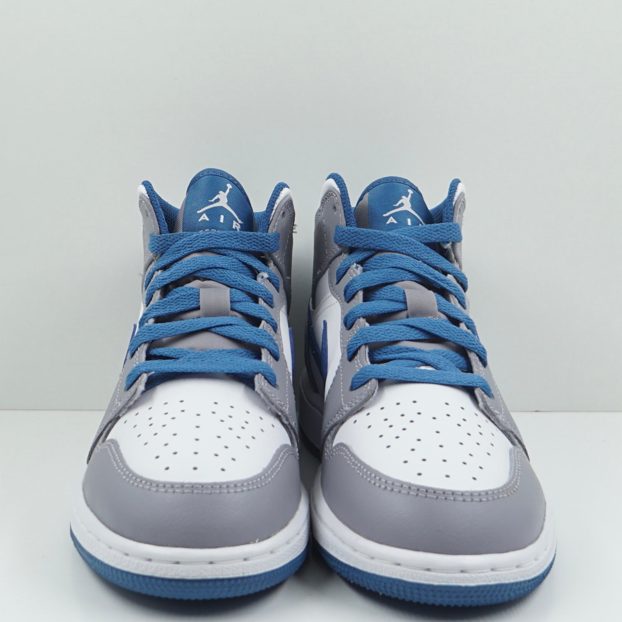 Jordan 1 Mid True Blue Cement (GS)