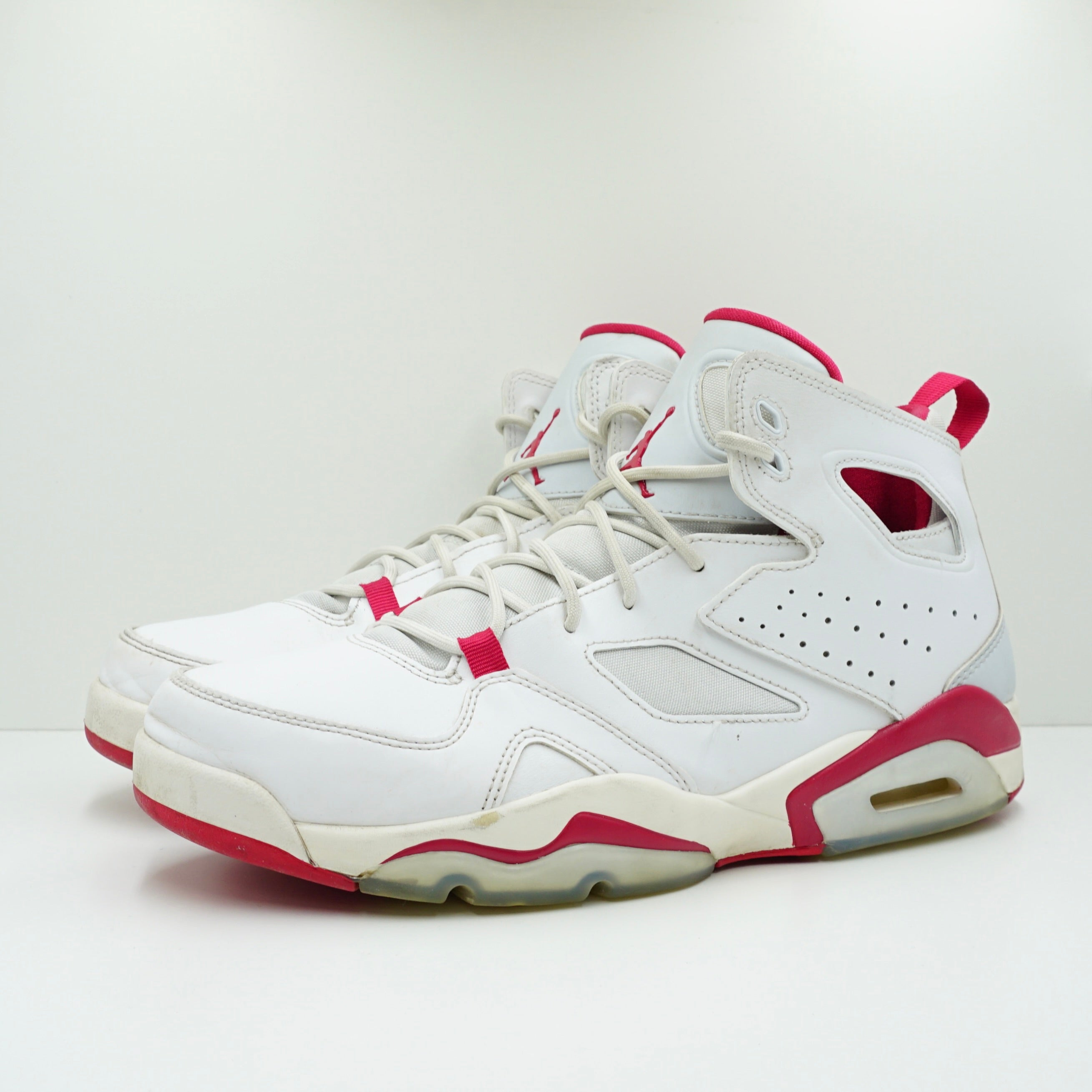 Jordan Flight Club 91 White Pure Platinum Sail Mystic Hibiscus