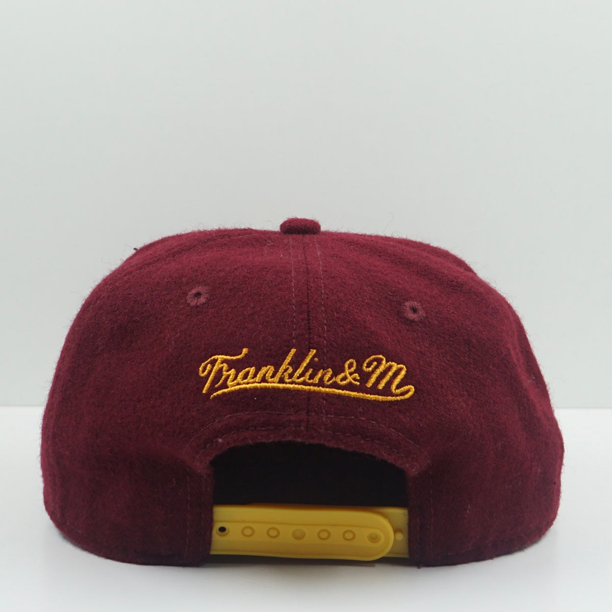 Franklin & Marshall College Burgundy Snapback Cap