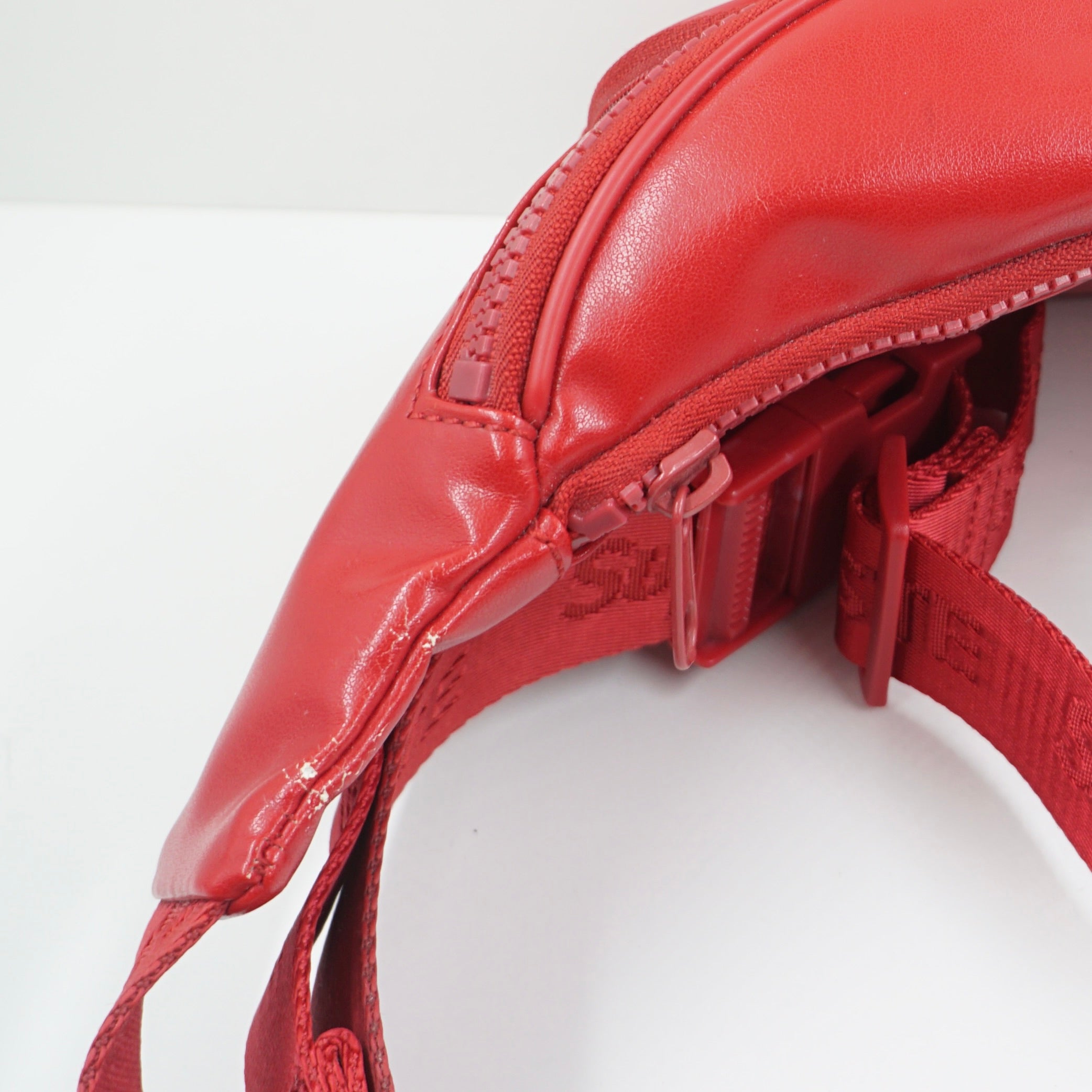 Supreme Lacoste Red Waist Bag