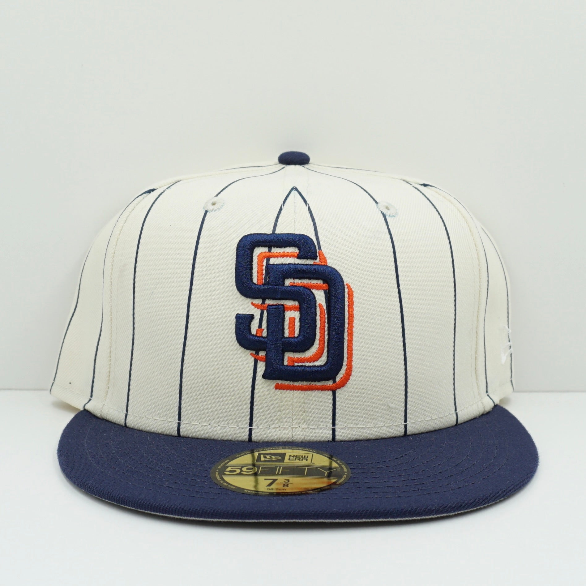 New Era San Diego Padres Retro City Beige Navy Fitted Cap