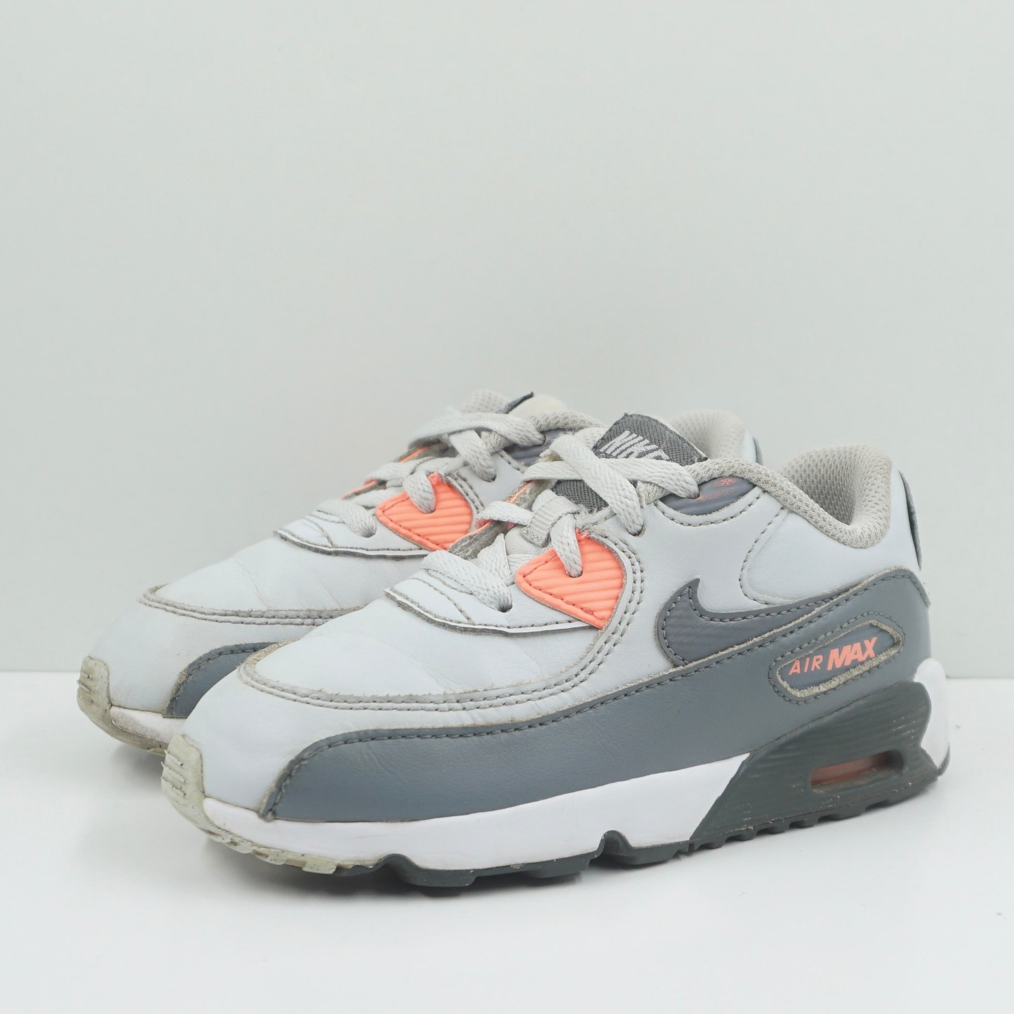 Nike Air Max 90 Leather Platinum Grey Toddler