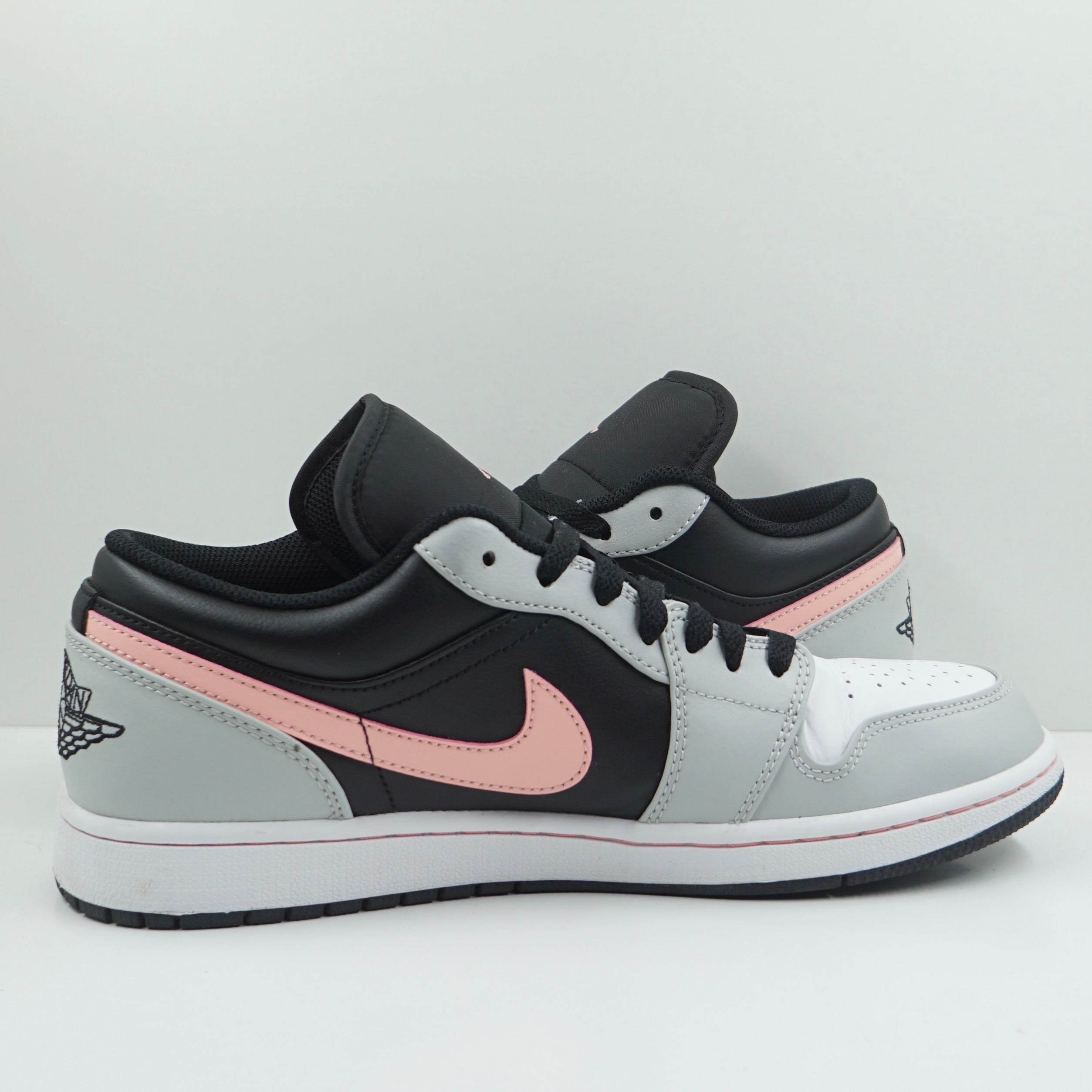 Jordan 1 Low Black Grey Pink