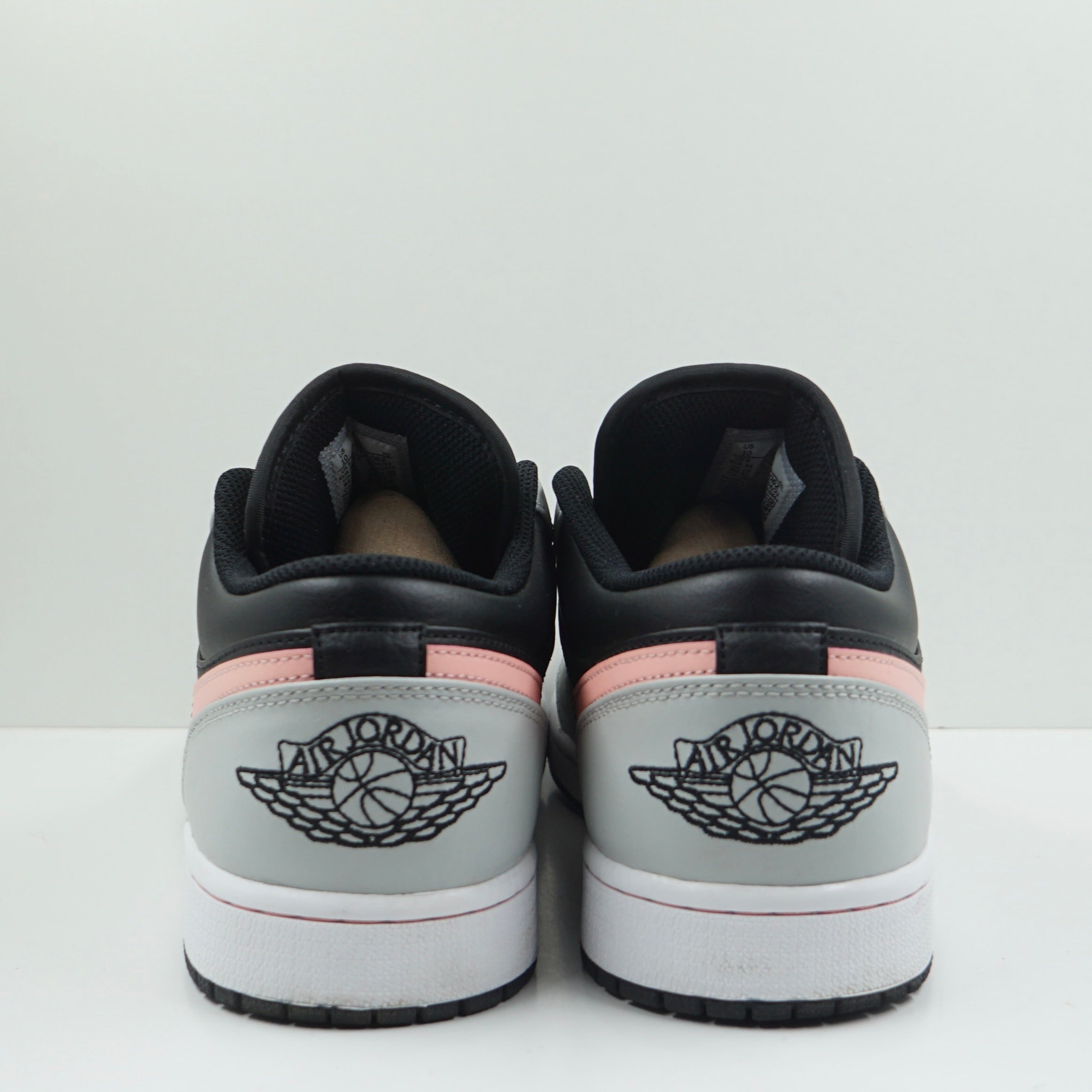 Jordan 1 Low Black Grey Pink