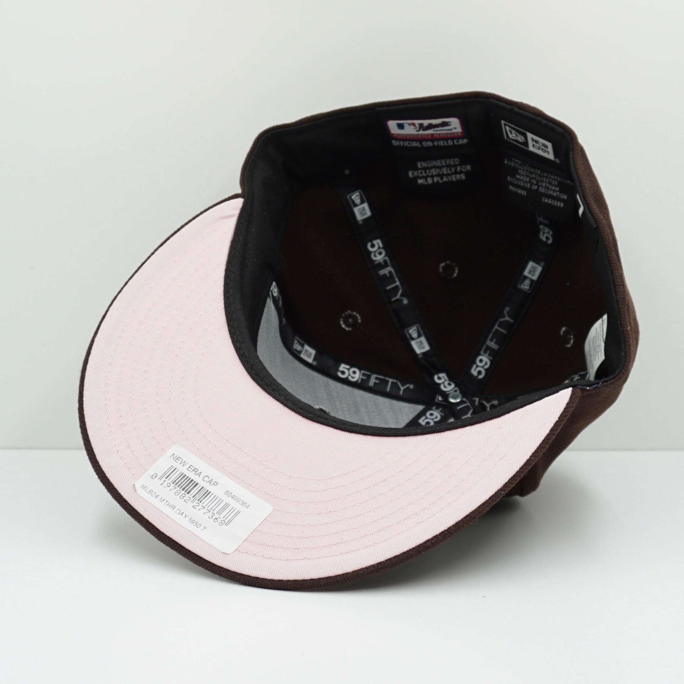 New Era San Diego Padres Mothers Day Brown Pink Fitted Cap