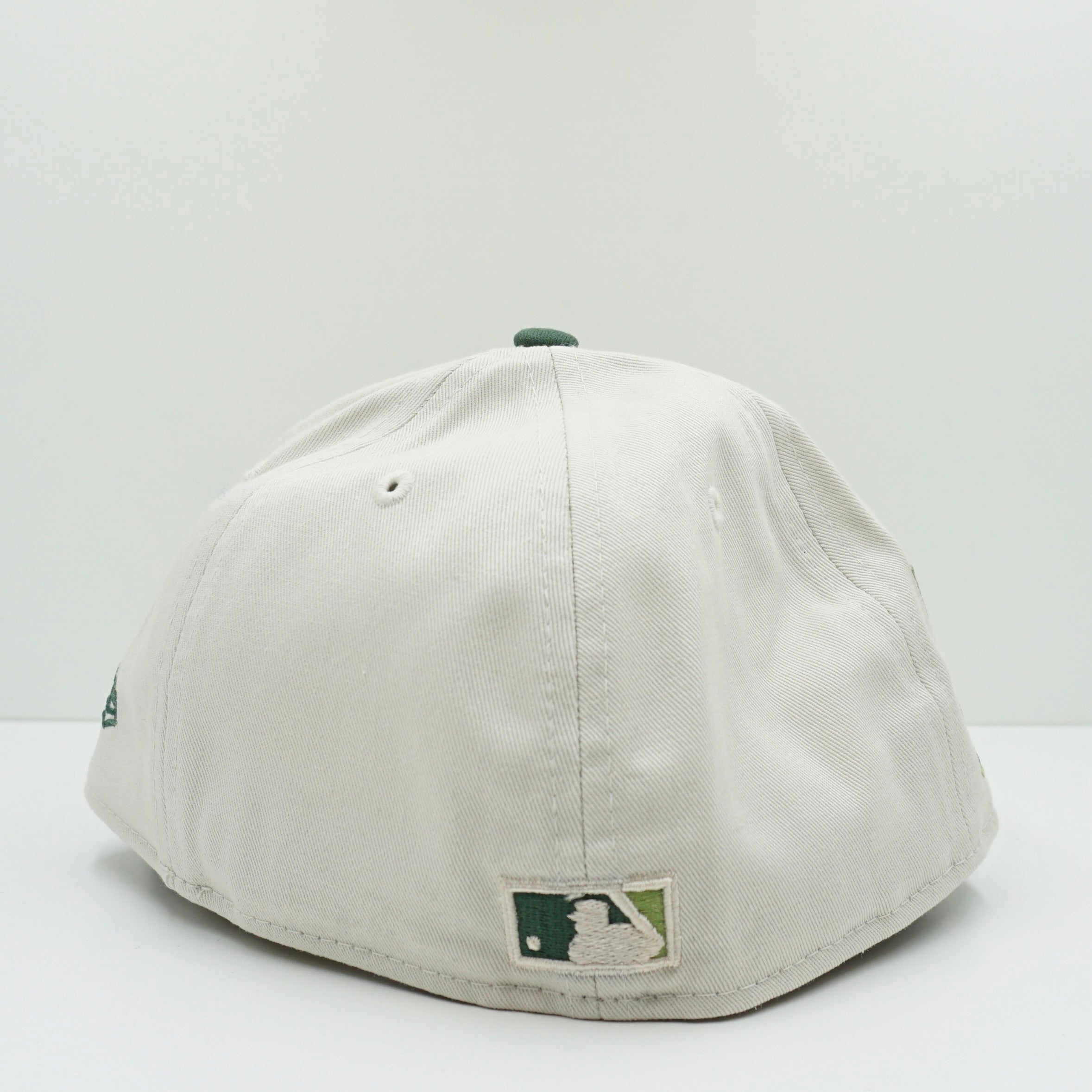 New Era Colorado Rockies Beige Green Low Profile Fitted Cap