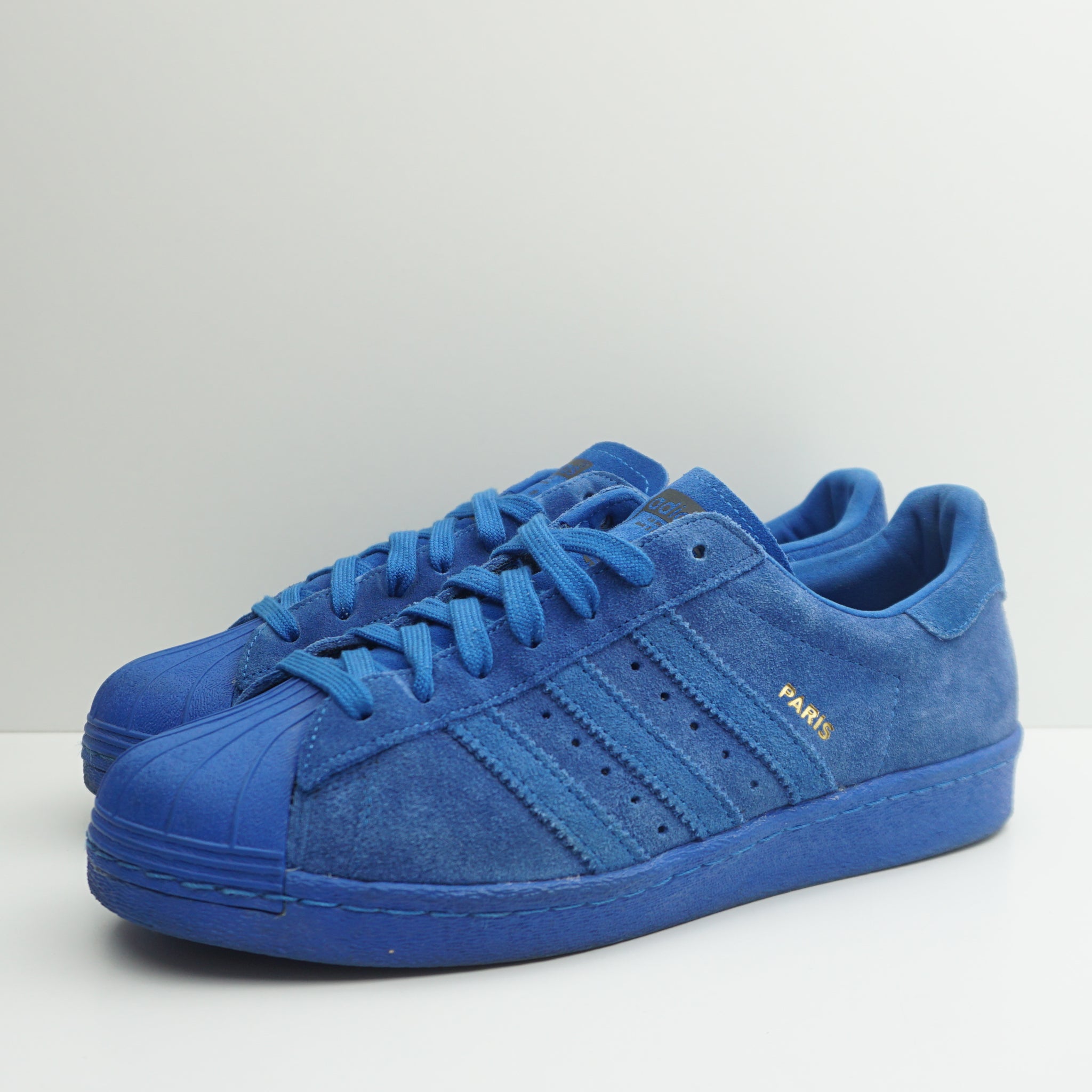 Adidas superstar 80s store city series kids Blue