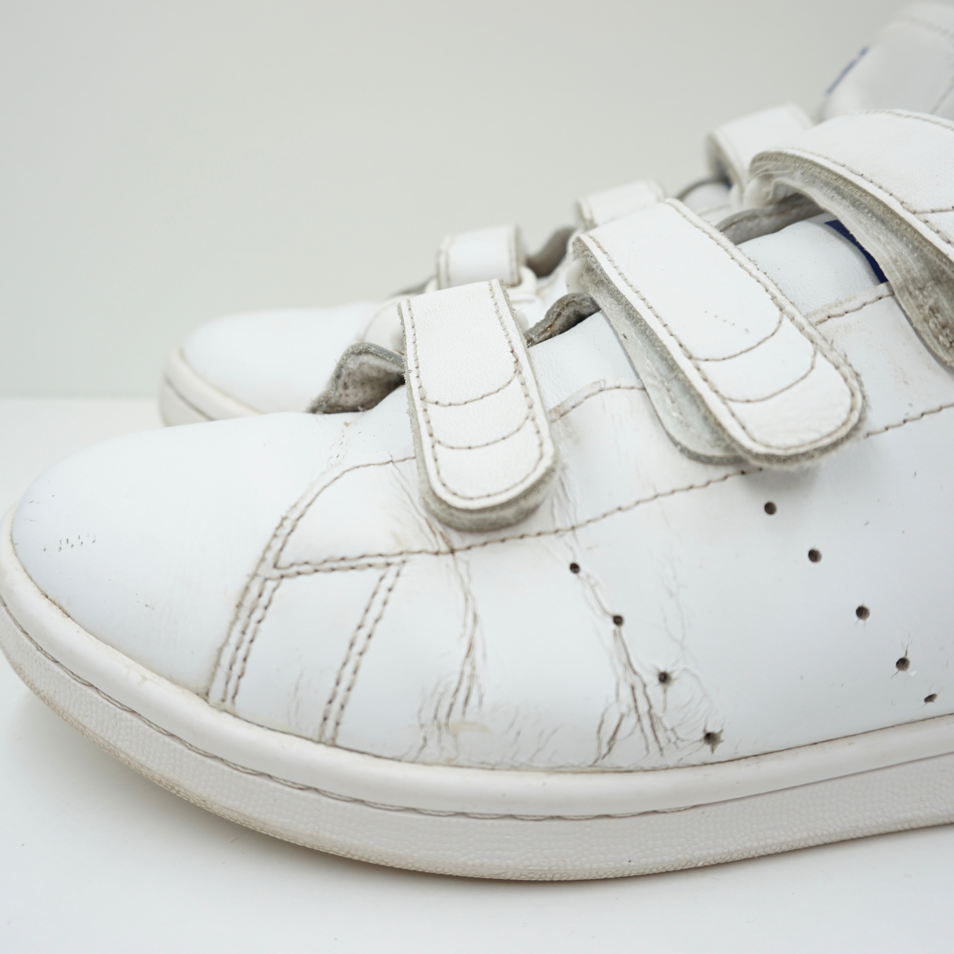 Adidas Stan Smith Velcro Cloud White Collegiate Royal