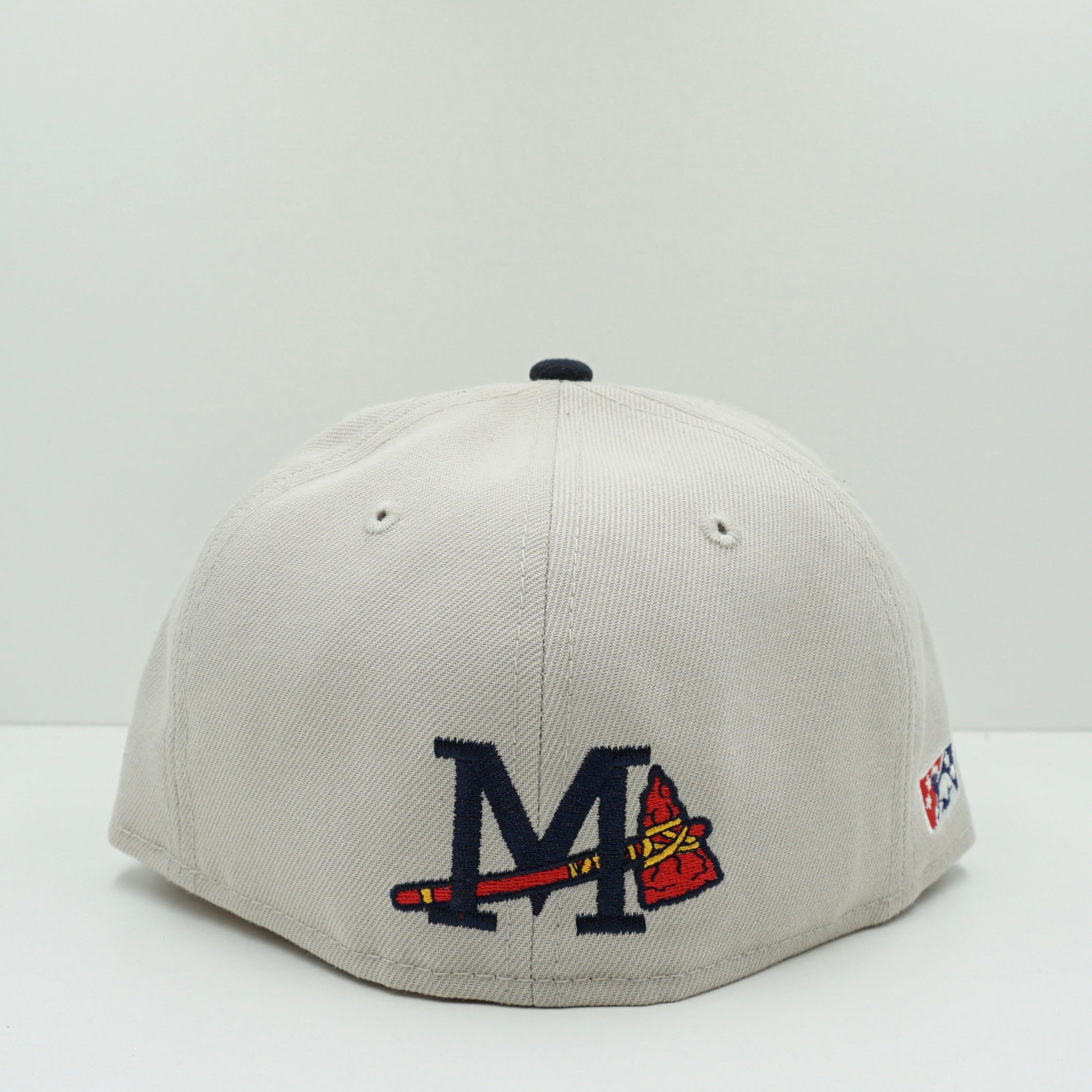 New Era Atlanta Braves Farm Team Stone Throwback Fitted Cap