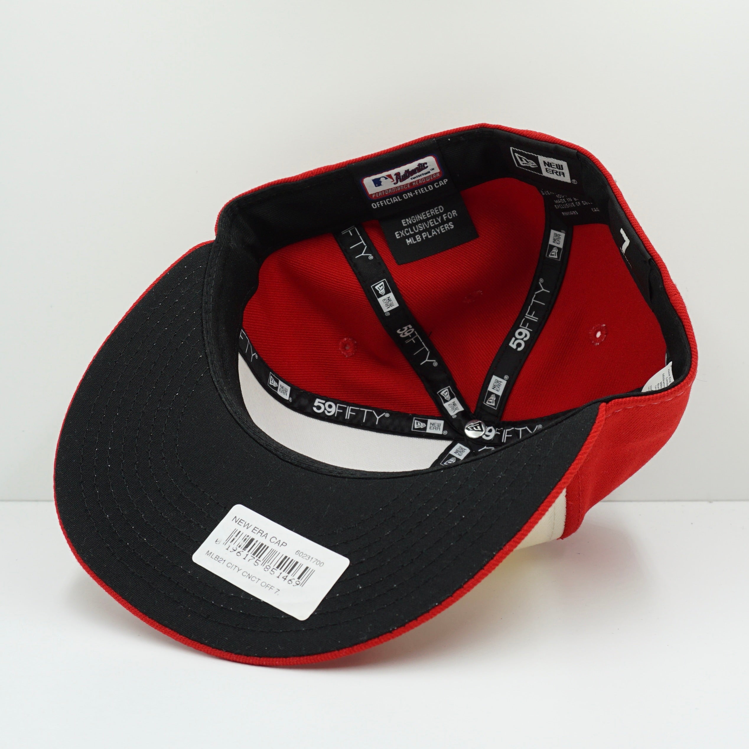 New Era Los Angeles Angels City Connect Beige Red Fitted Cap