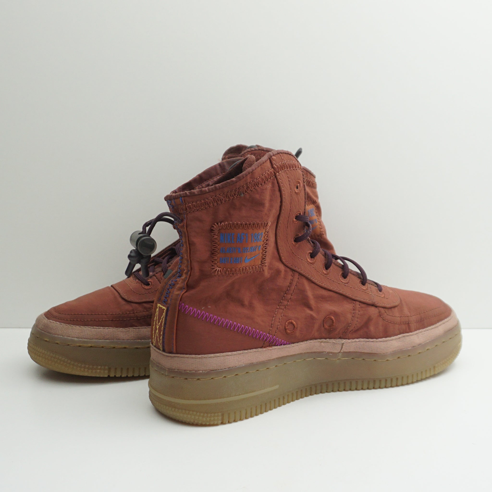 Nike Air Force 1 Shell Burgundy Ash (W)