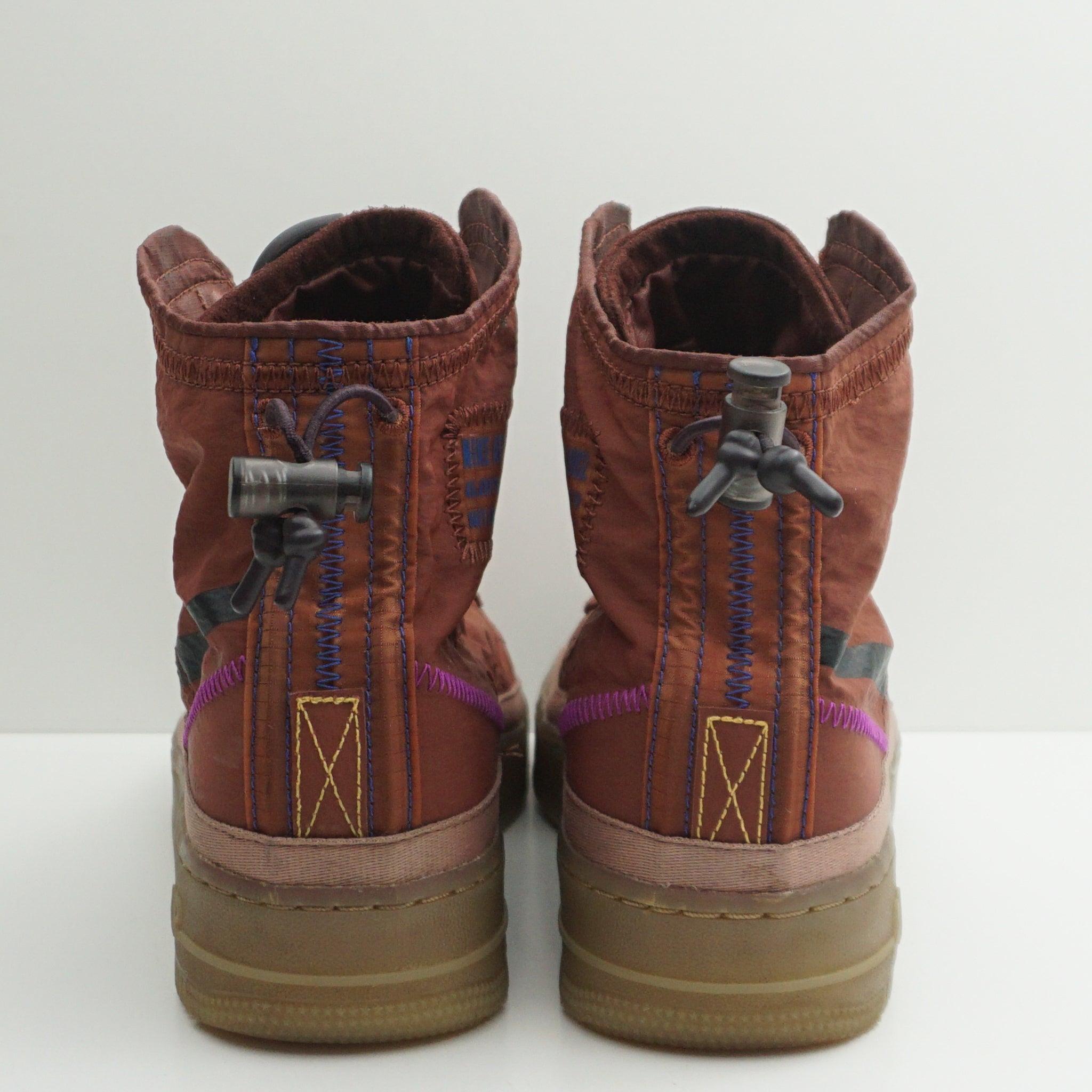 Nike Air Force 1 Shell Burgundy Ash (W)