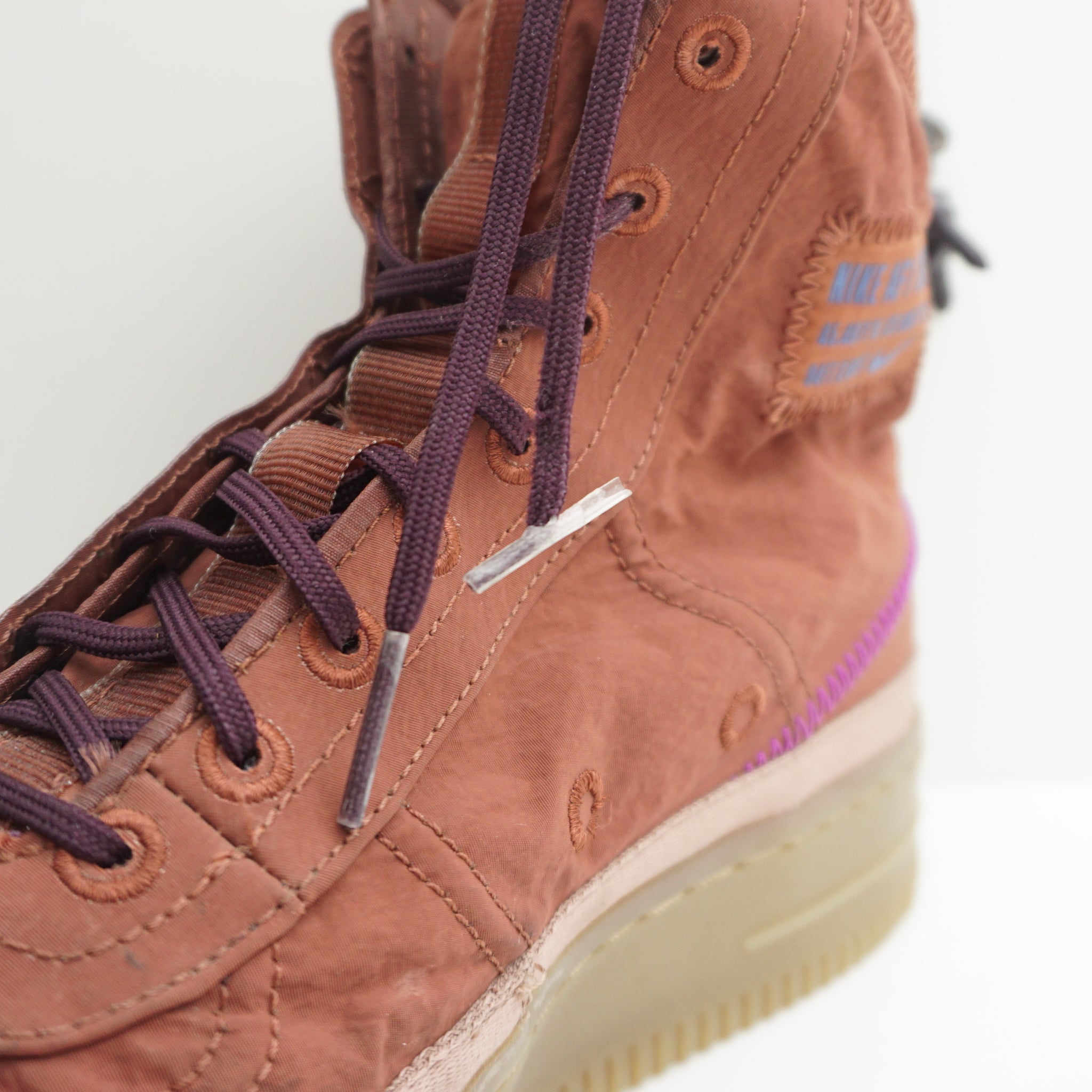 Nike Air Force 1 Shell Burgundy Ash (W)