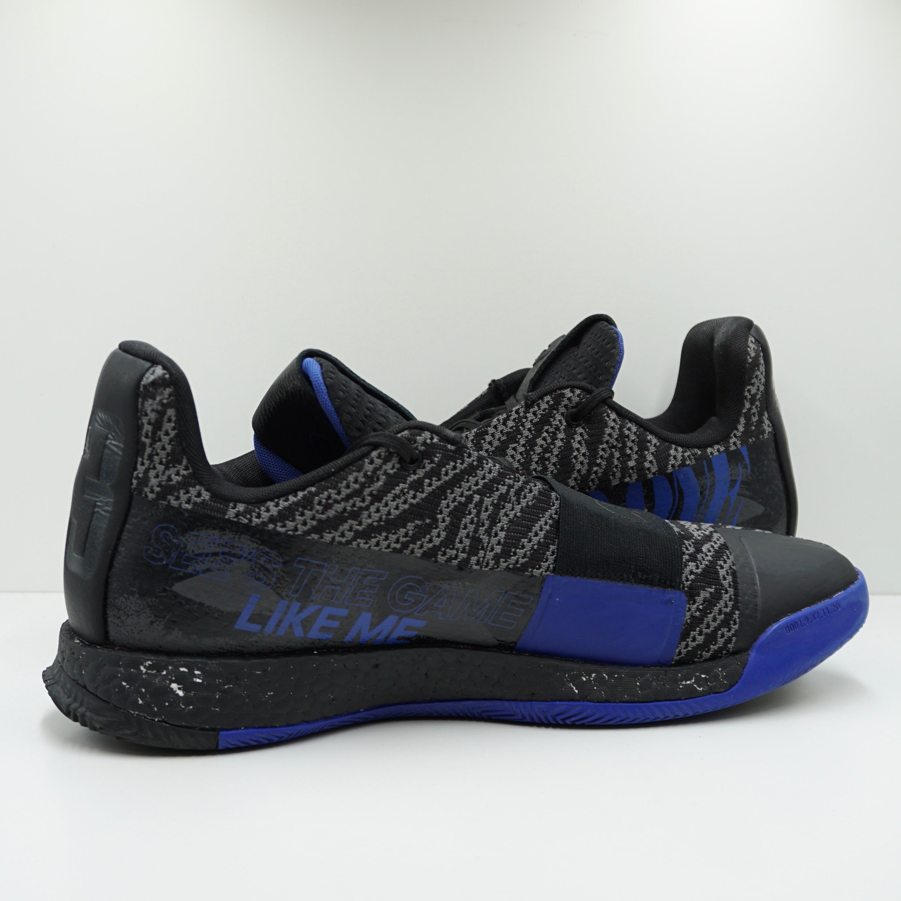 Adidas Harden Vol. 3 Core Black Active Blue