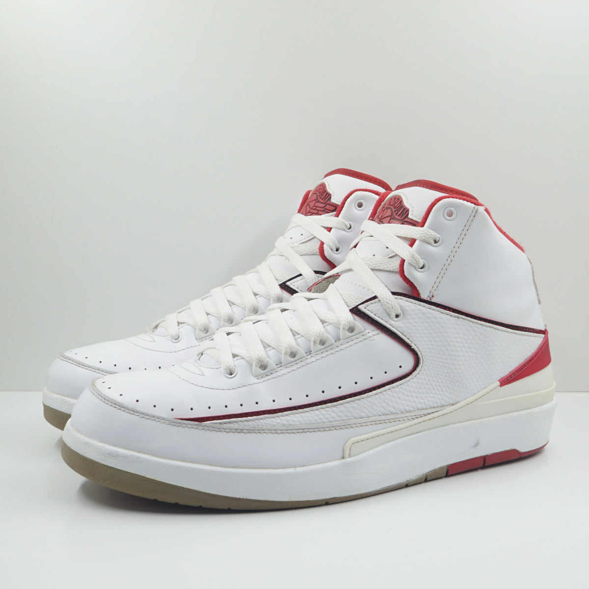 Jordan 2 Retro White Red (2014)