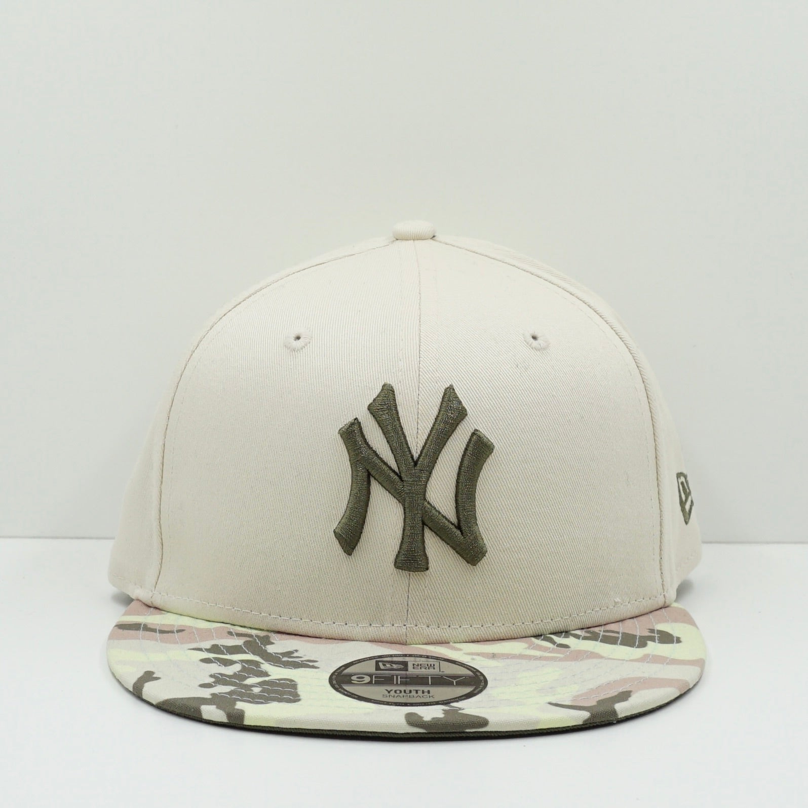 New Era New York Yankees Beige Camo Snapback (Youth)