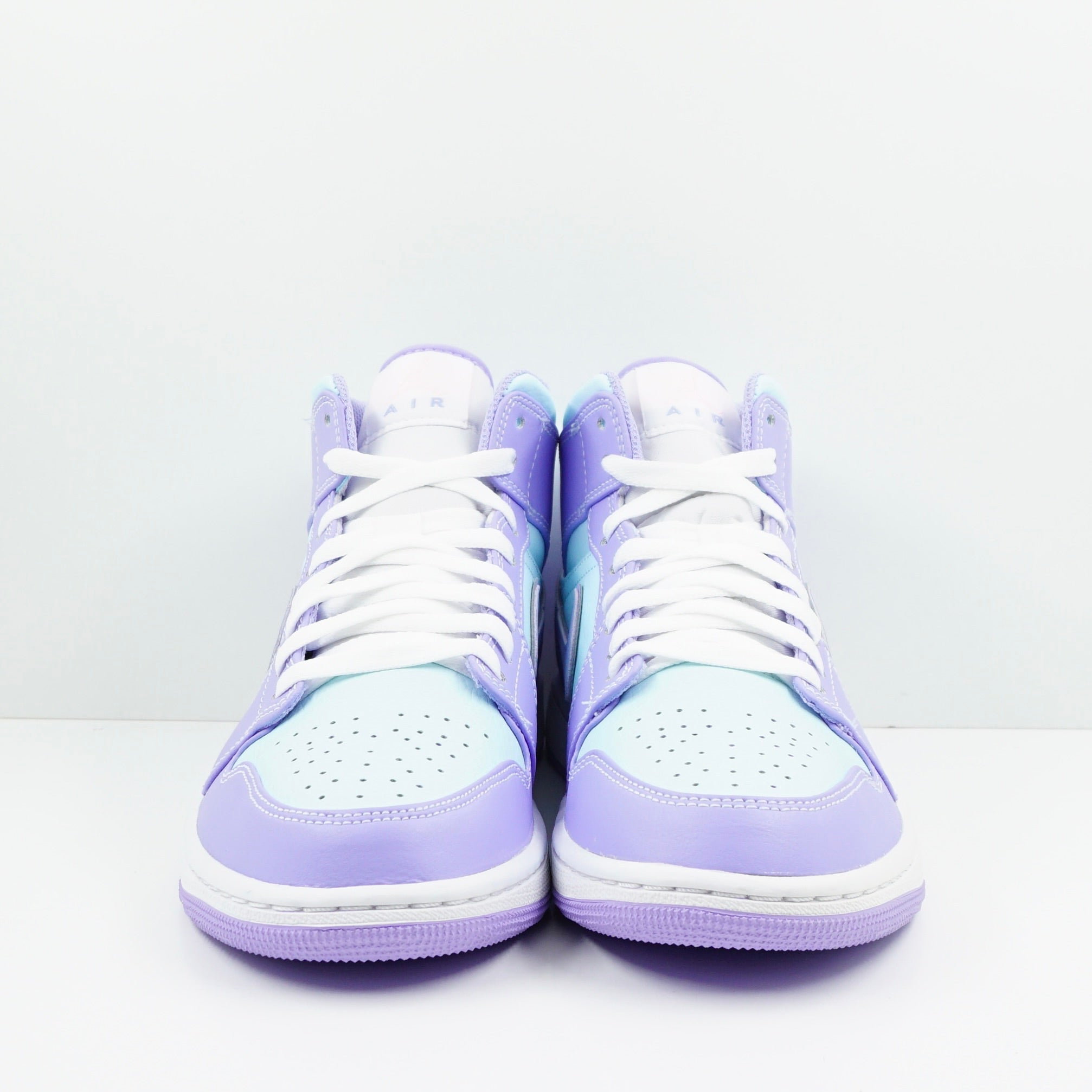 Jordan 1 Mid Purple Aqua