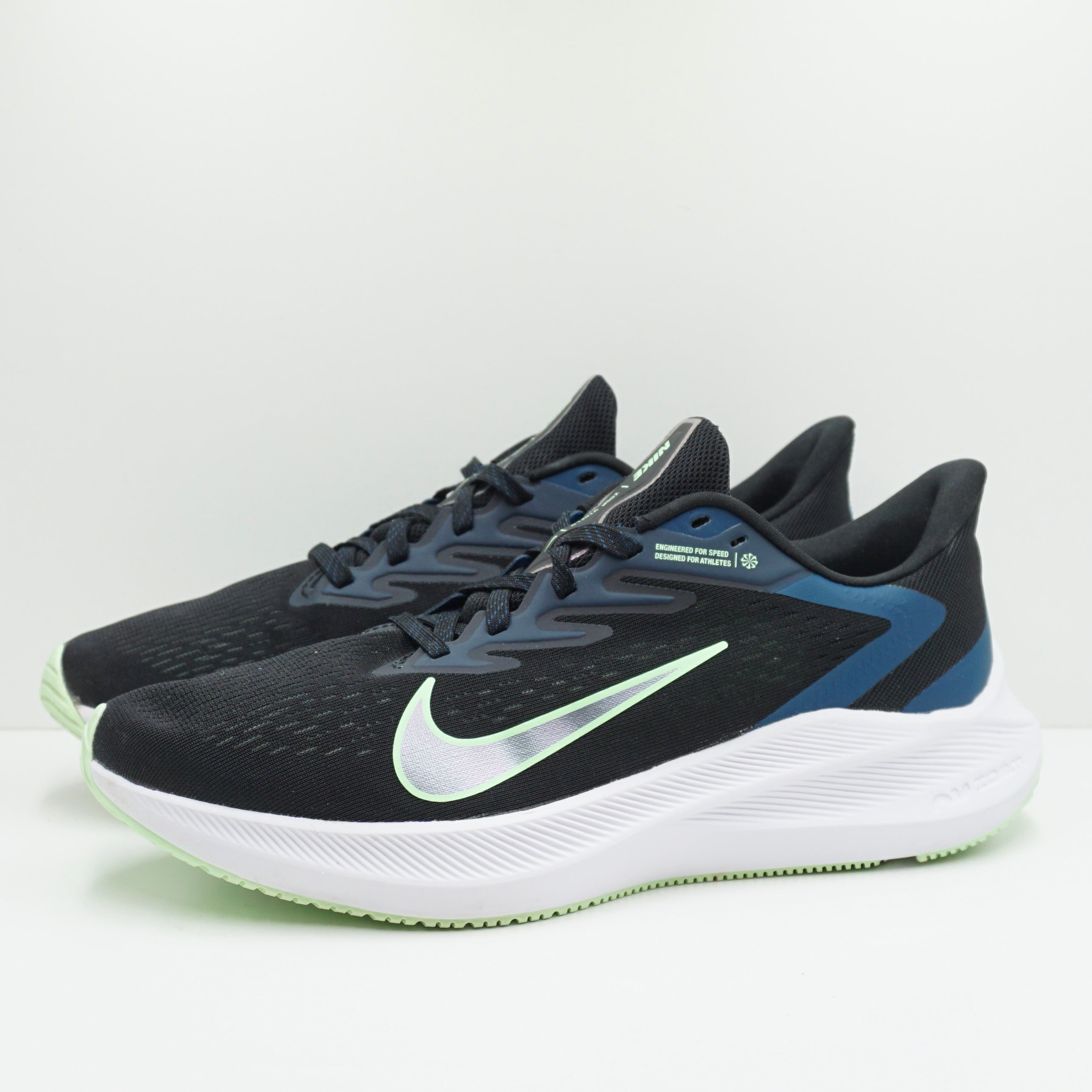 Nike Zoom Winflo 7 Black Valerian Blue