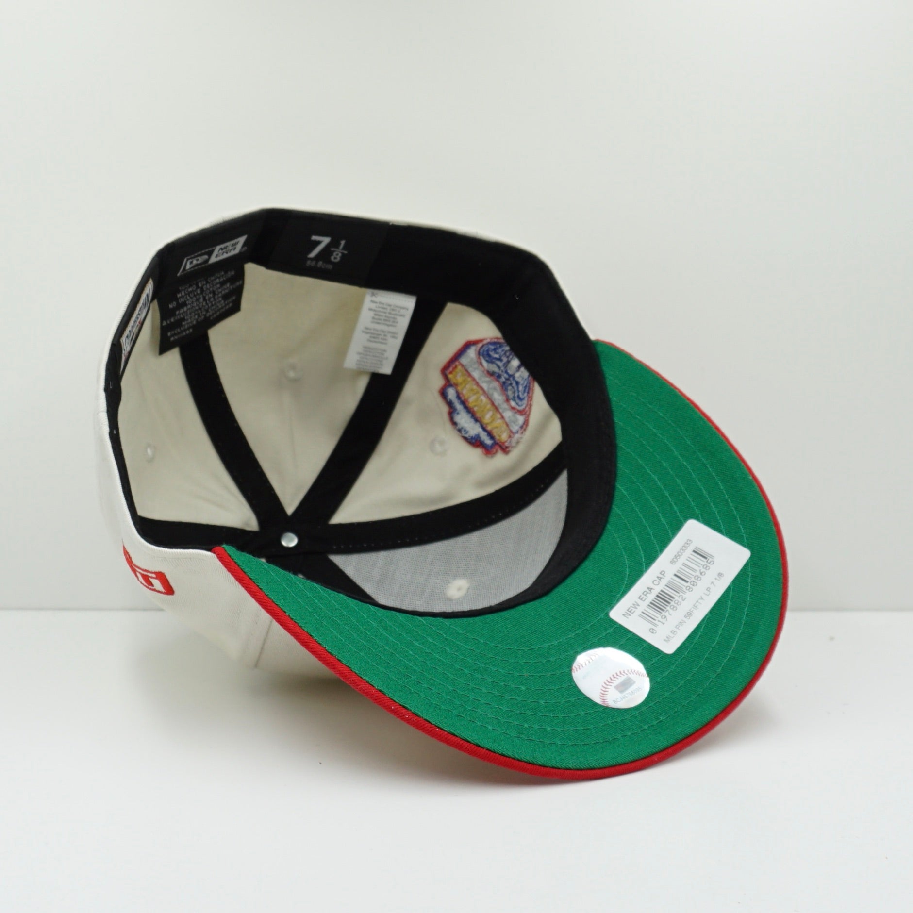 New Era Cooperstown Arizona Diamondbacks Beige Red Low Profile Fitted Cap