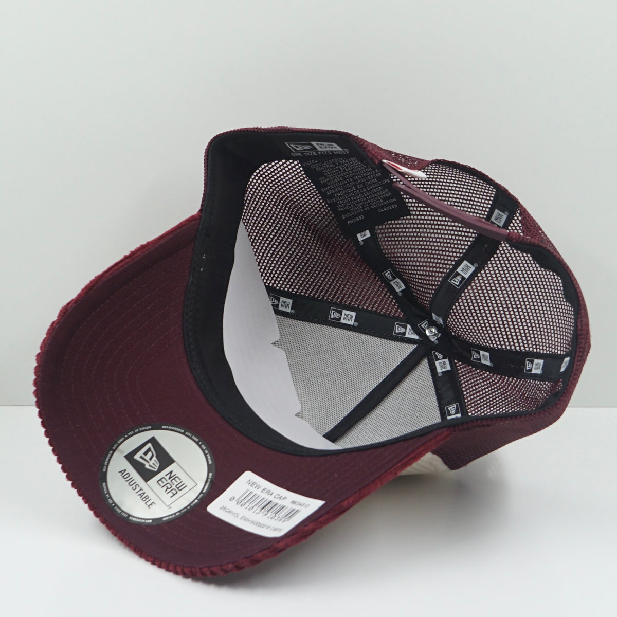 New Era Buffalo New York Manchester Burgundy Cream A-Frame Snapback Cap