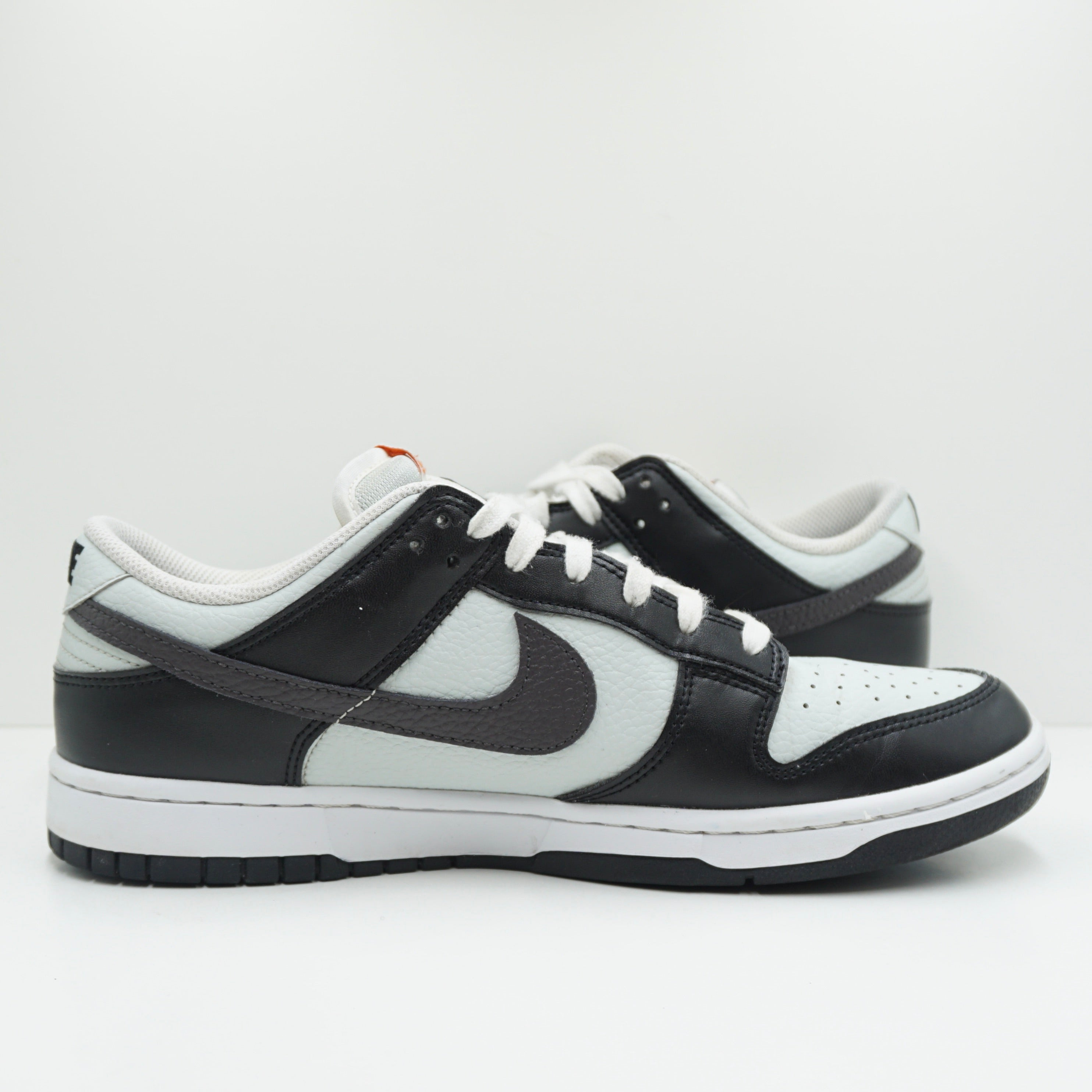Nike Dunk Low Black Total Orange Mini Swoosh