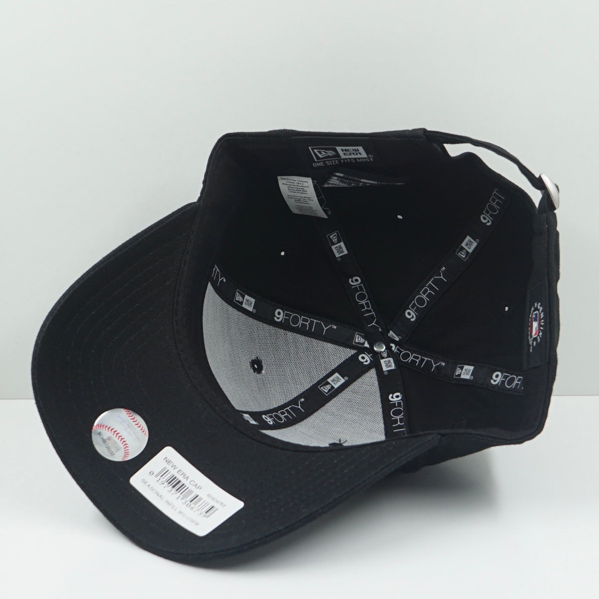 New Era New York Yankees Camo Logo Black Adjustable Cap