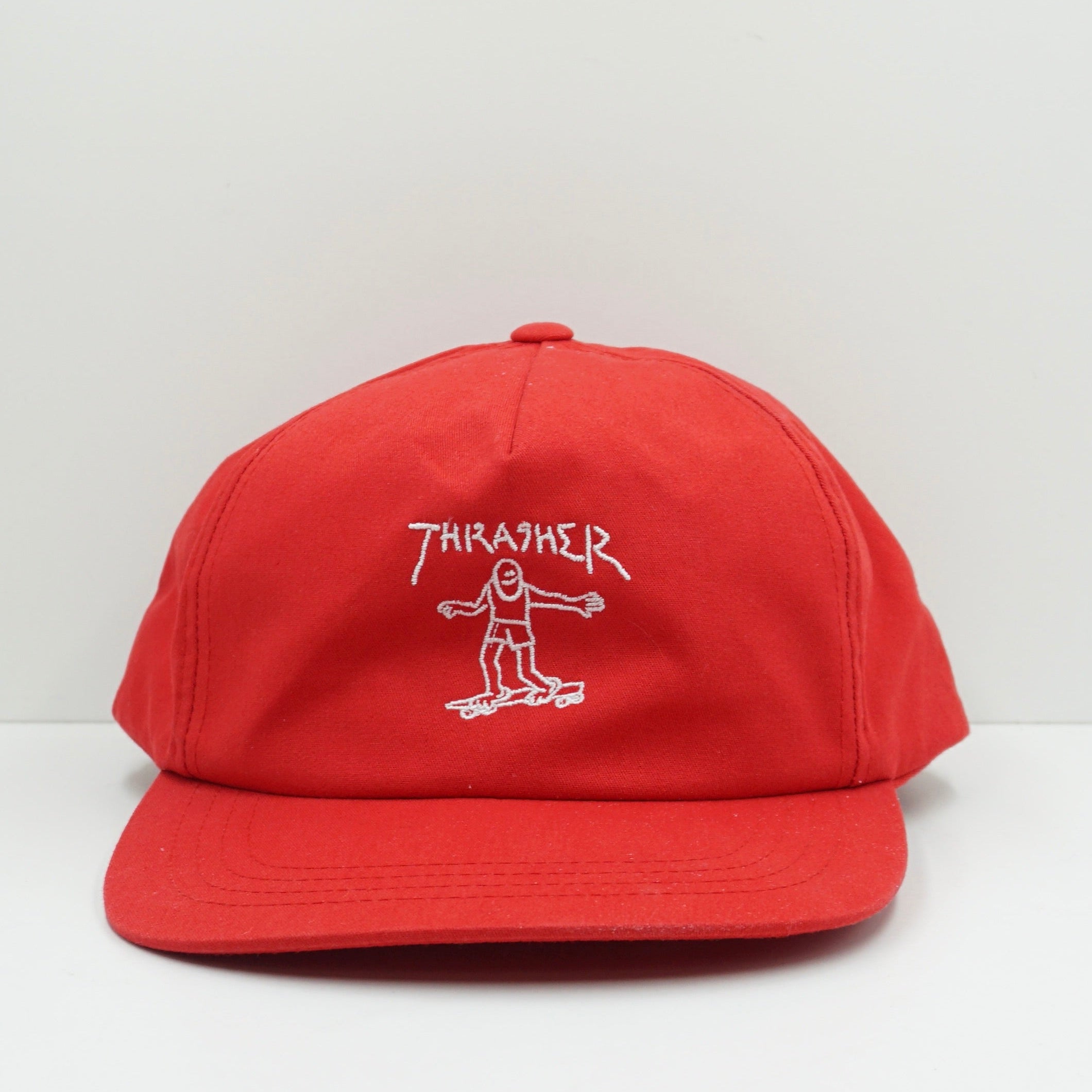 Thrasher Gonz Logo Red Snapback Cap