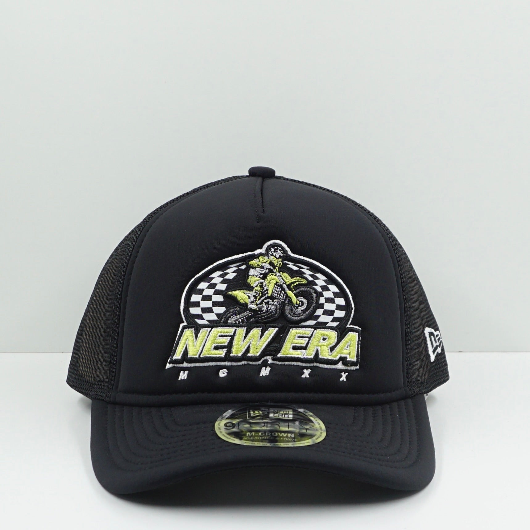 New Era MCMXX Motorcross Black M-Crown Adjustable Cap