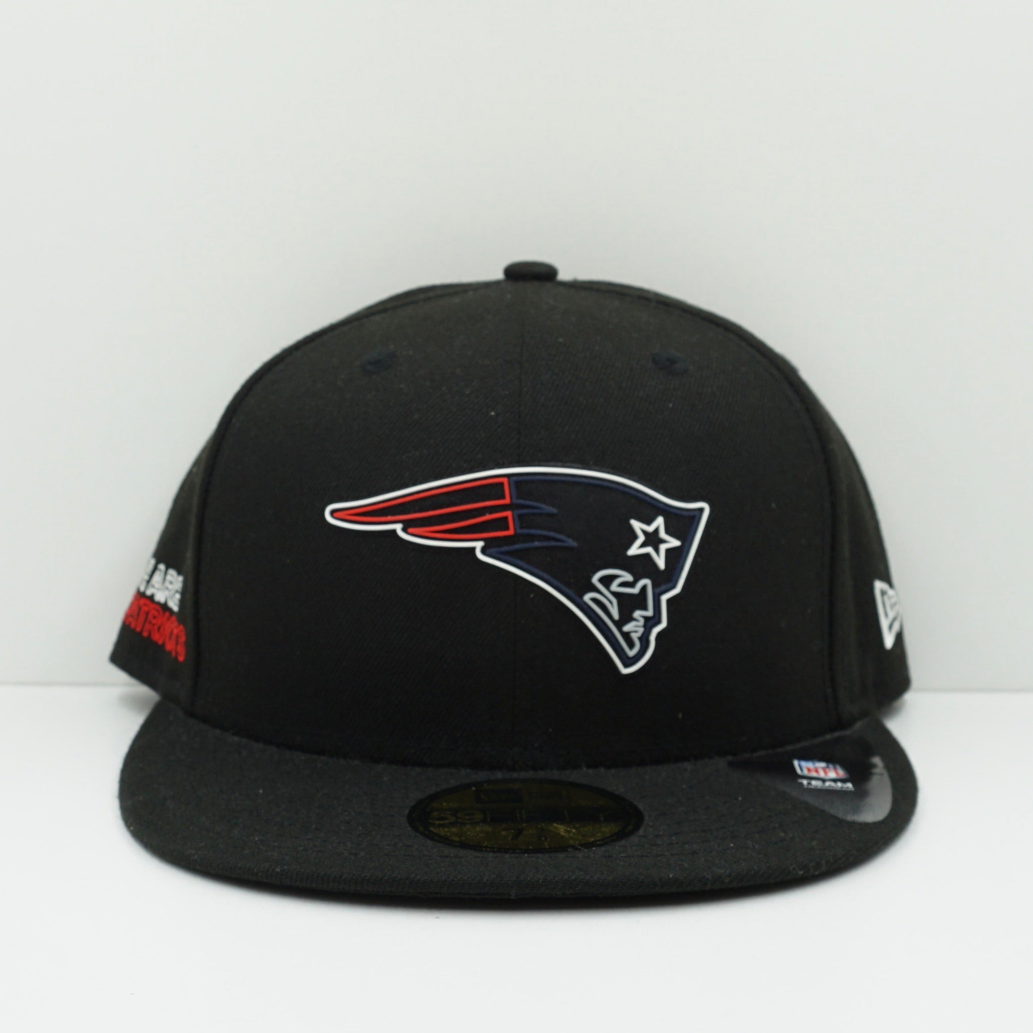 New Era New England Patriots Black Fitted Cap