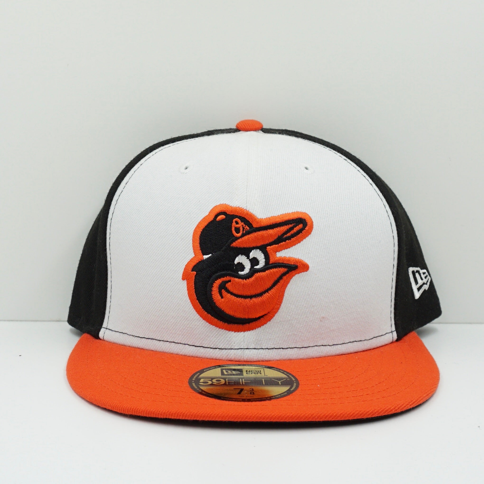 New Era Baltimore Orioles Black Orange Fitted Cap