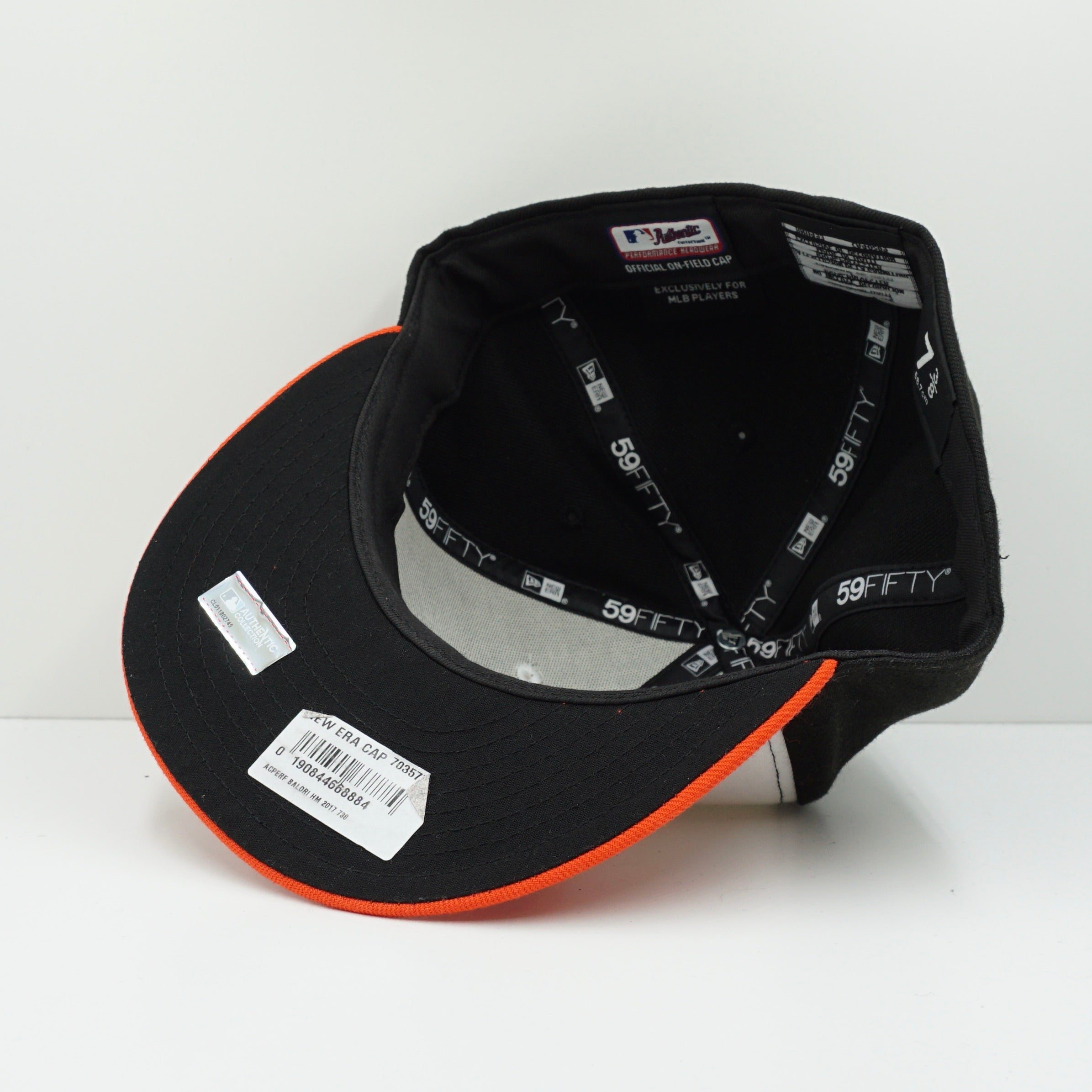 New Era Baltimore Orioles Black Orange Fitted Cap