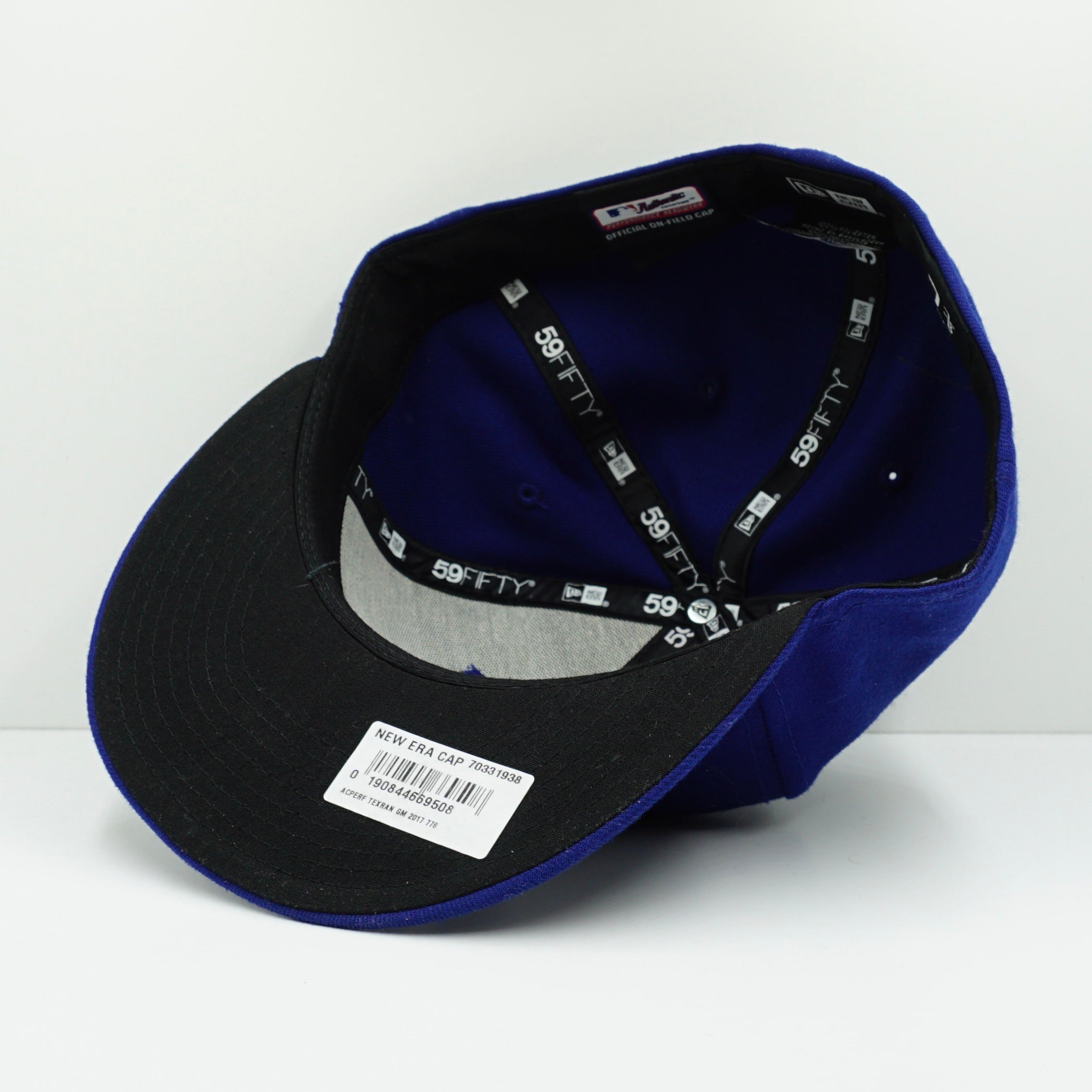 New Era Texas Rangers Blue Fitted Cap