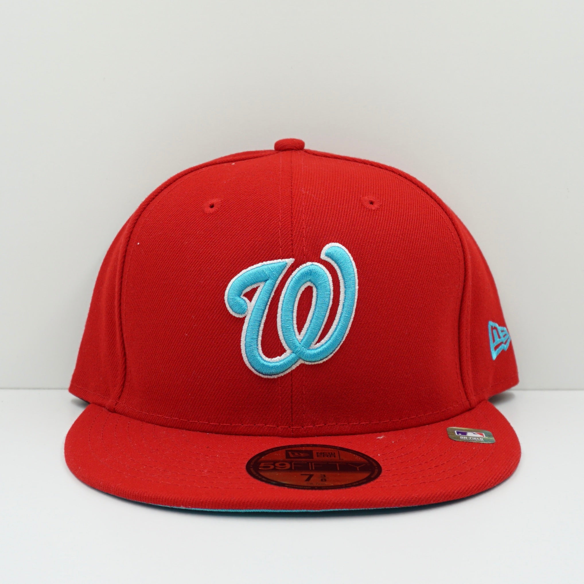 New Era Washington Nationals Fathers Day Red Blue Fitted Cap