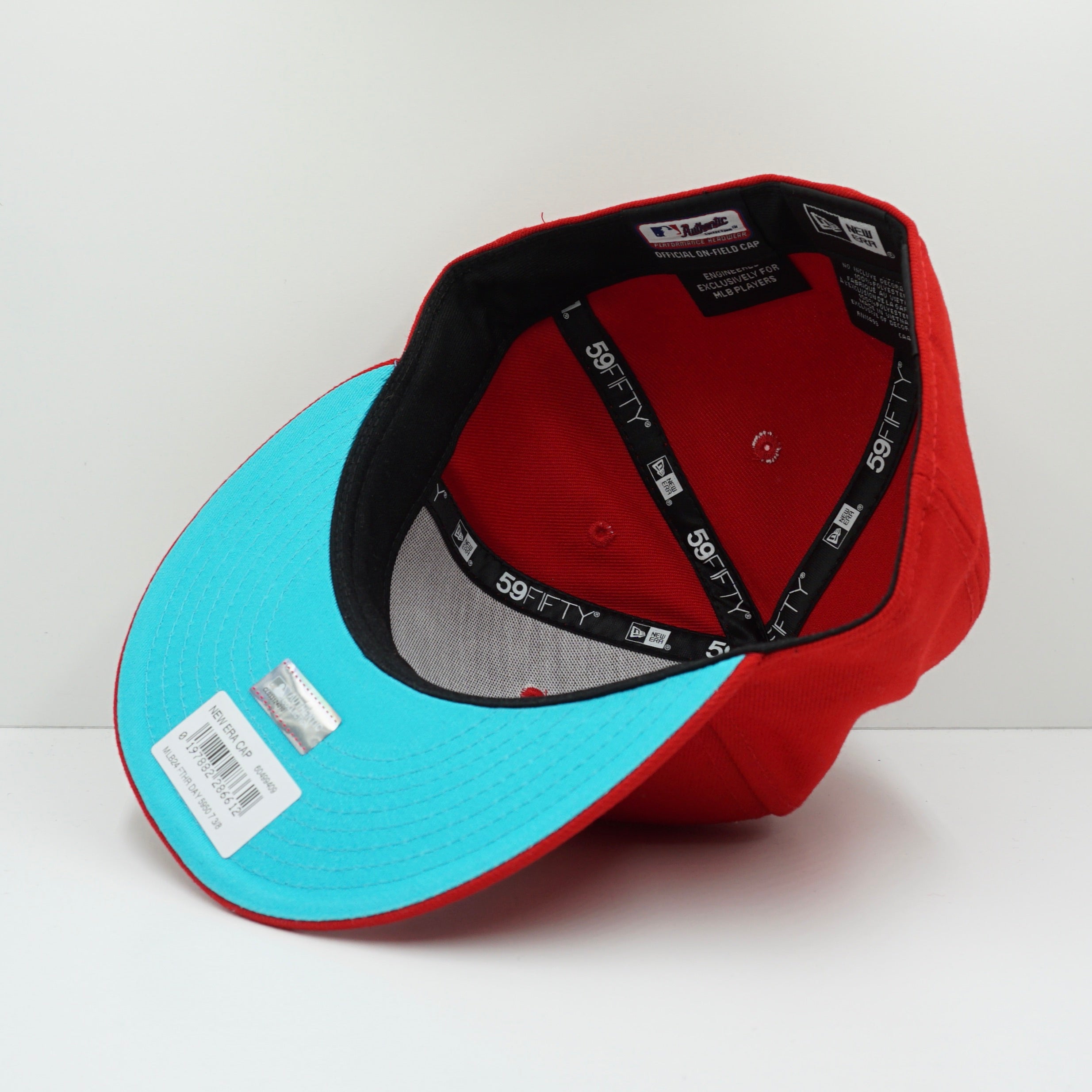 New Era Washington Nationals Fathers Day Red Blue Fitted Cap