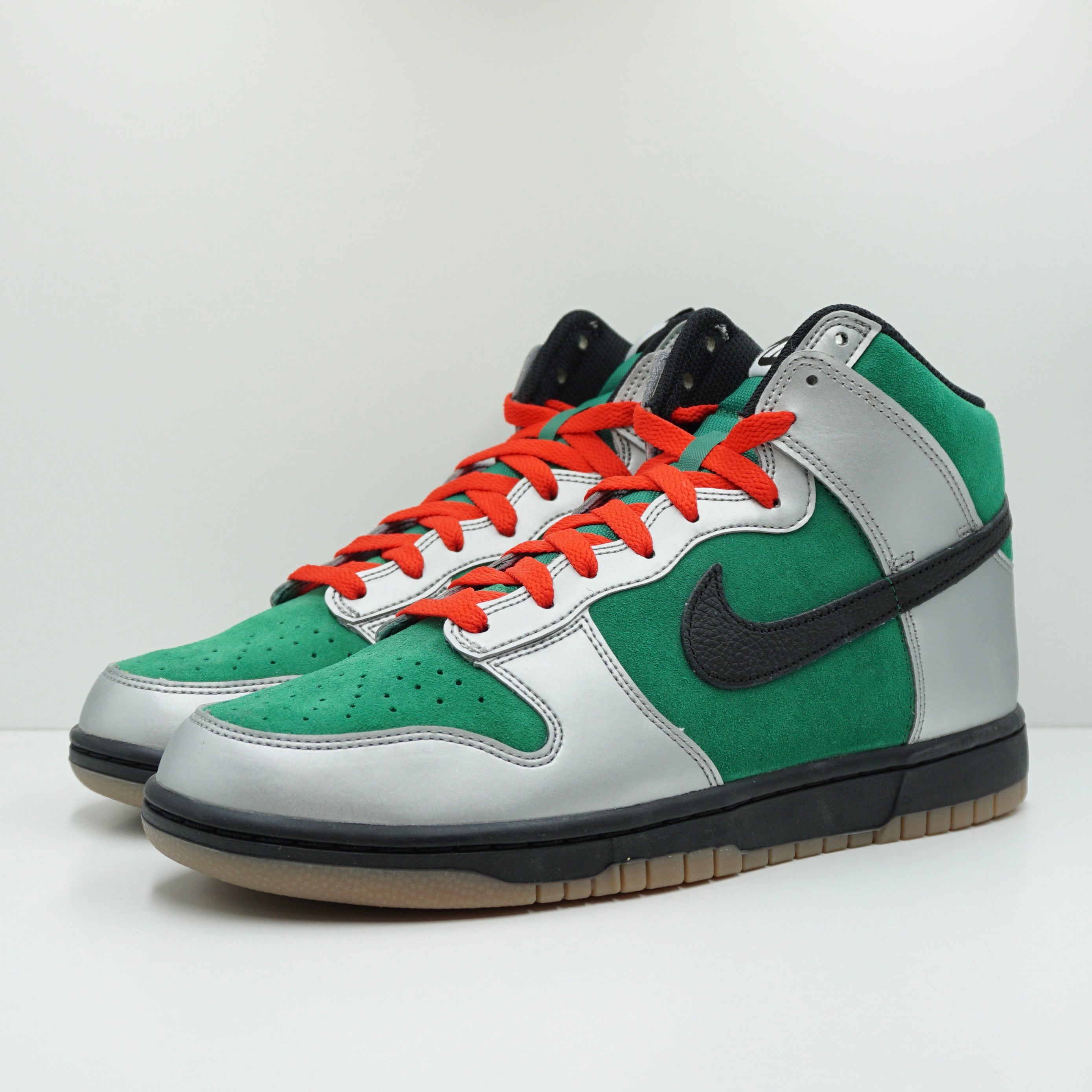 Nike Dunk High By You Silver Green Black