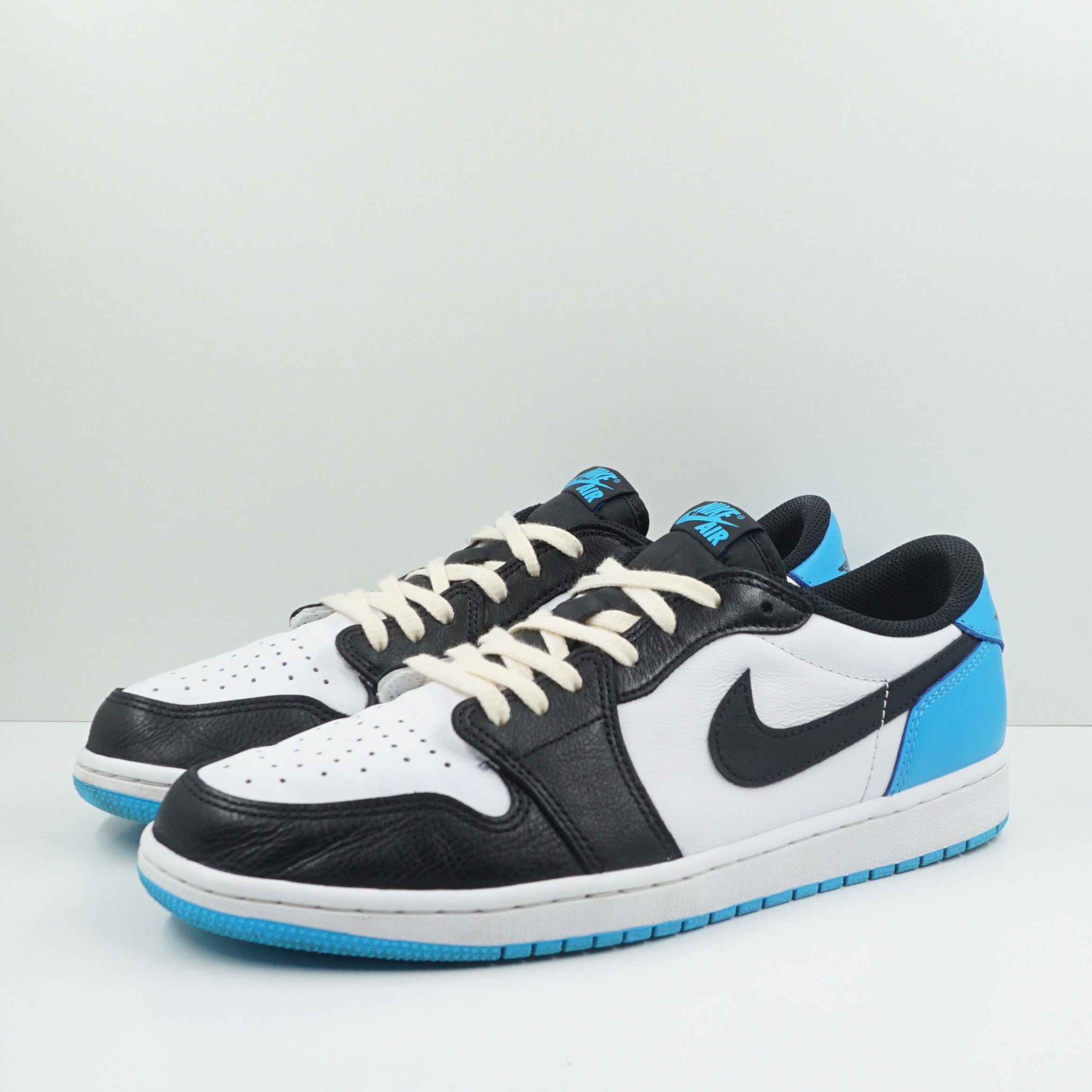 Jordan 1 Retro Low OG Black Dark Powder Blue